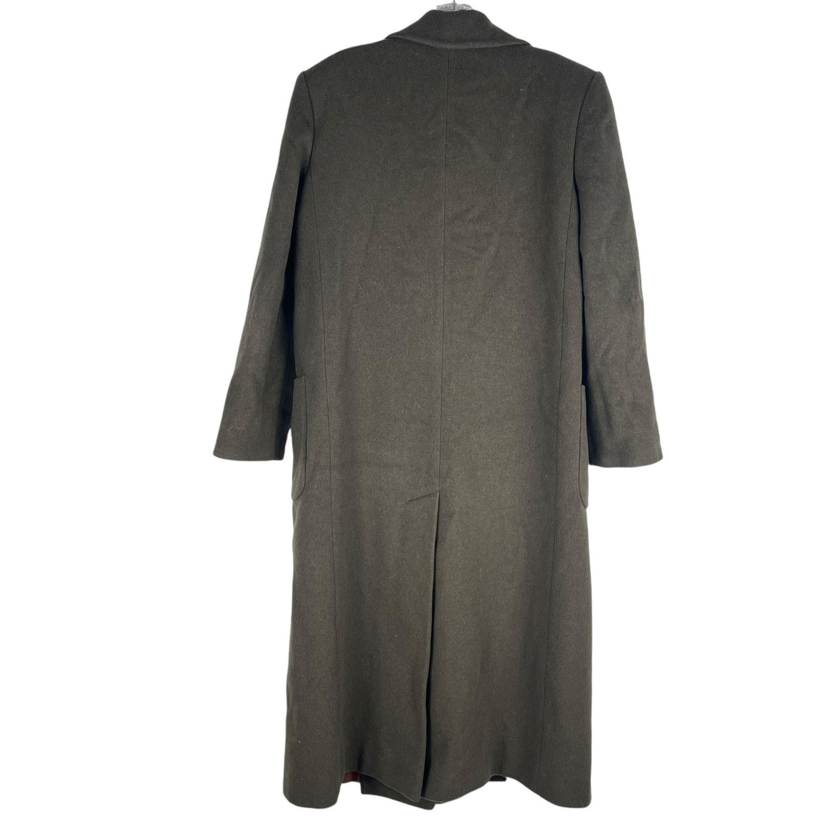 Other Talbots Wool Cashmere Silk Blend Long Coat Green Size 1X Size XL / US 12-14 / IT 48-50 - 6 Thumbnail