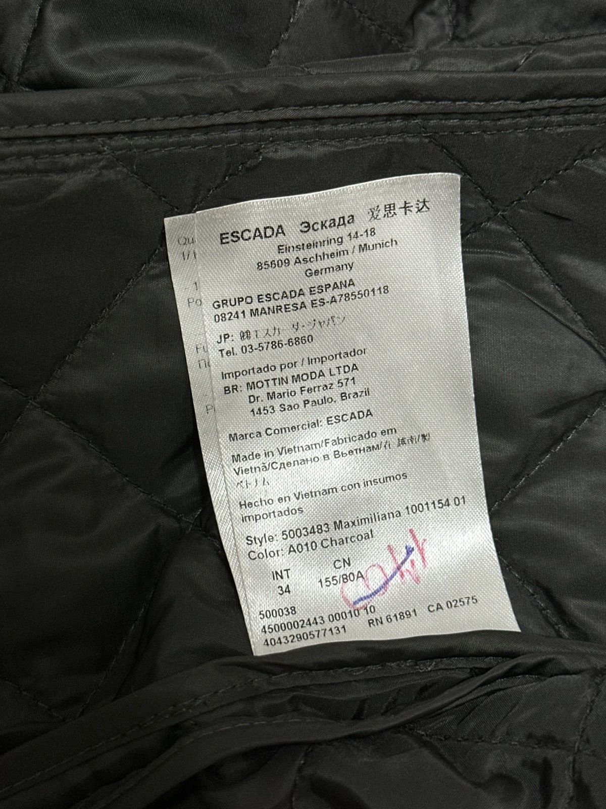 Escada Sport 💝 Women’s 💝 Escada Sport Lightweight Jacket Black Size XS Size XS / US 0-2 / IT 36-38 - 8 Thumbnail