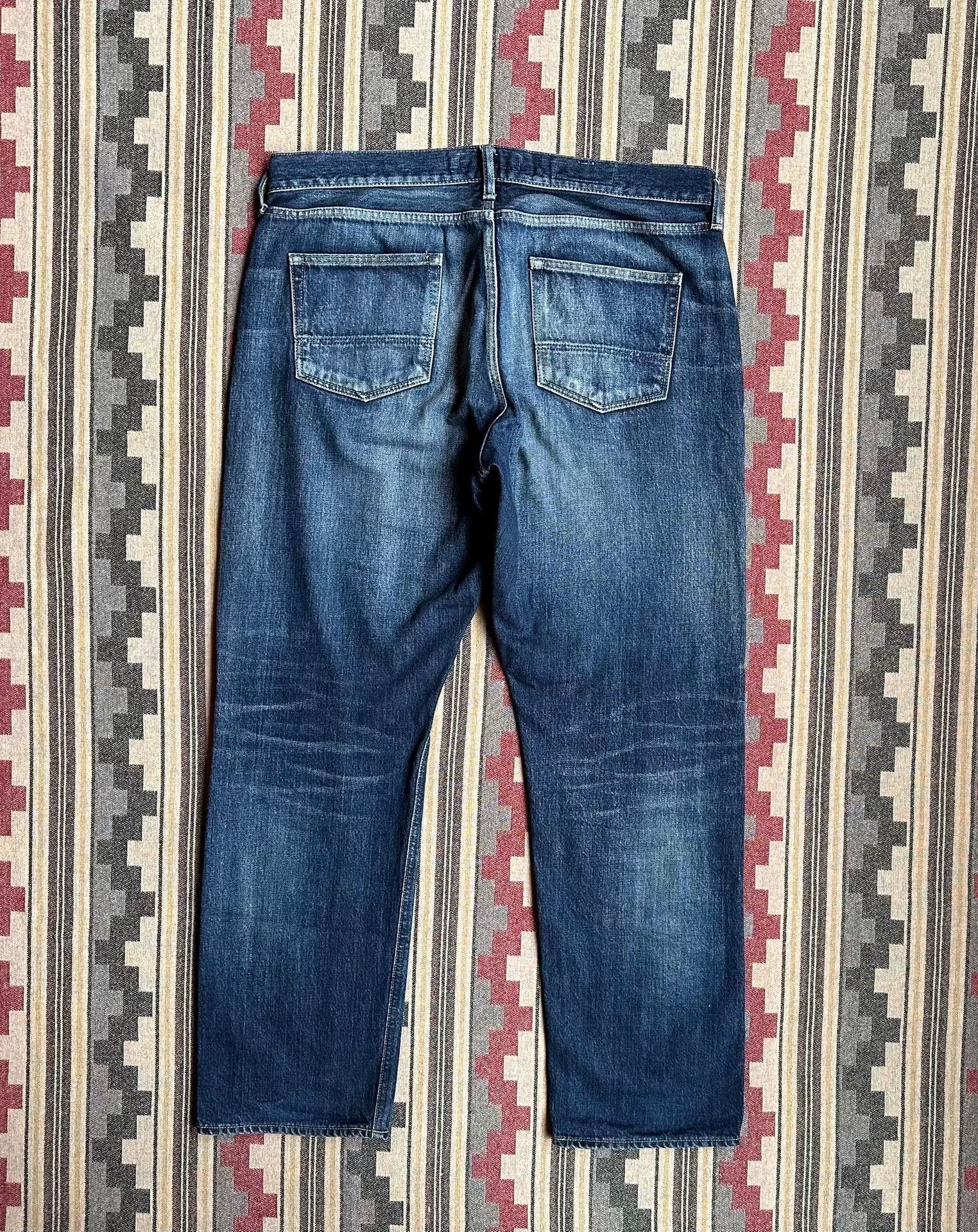 FDMTL FDMTL Salvage Slim Fit JPN Ripped Patched Selvedge Denim Size US 36 / EU 52 - 2 Thumbnail