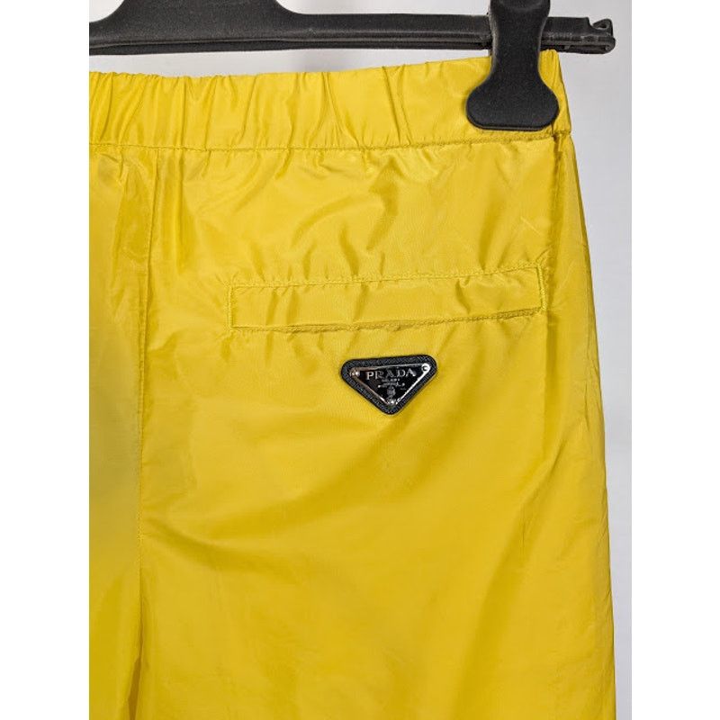 Prada o1rshd1 Re-Nylon Piuma Trousers in Yellow Size US 30 / EU 46 - 13 Thumbnail