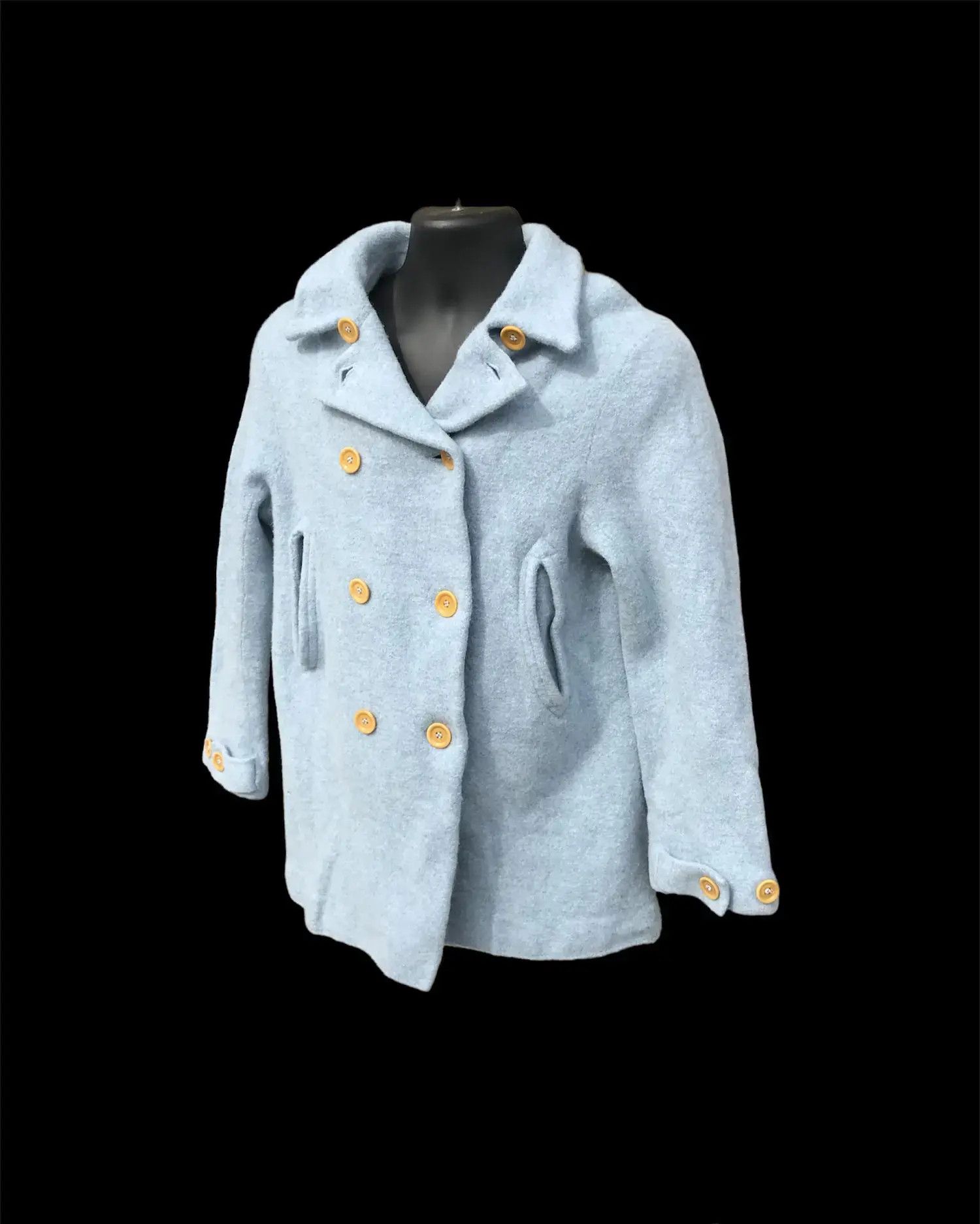 Japanese Brand 45R Japan Wool US Navy Peacoat Jacket Size US M / EU 48-50 / 2 - 5 Thumbnail
