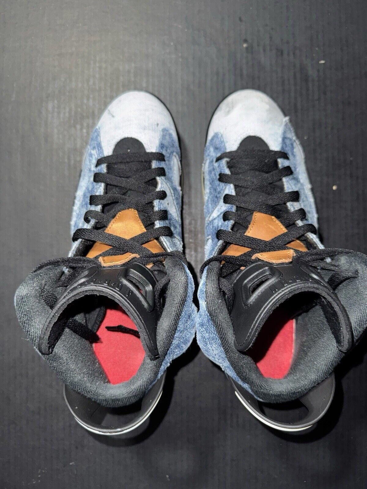 Jordan Brand Nike Air Jordan 6 Washed Denim - CT5350-401 - Size 9 Size US 9 / EU 42 - 8 Thumbnail