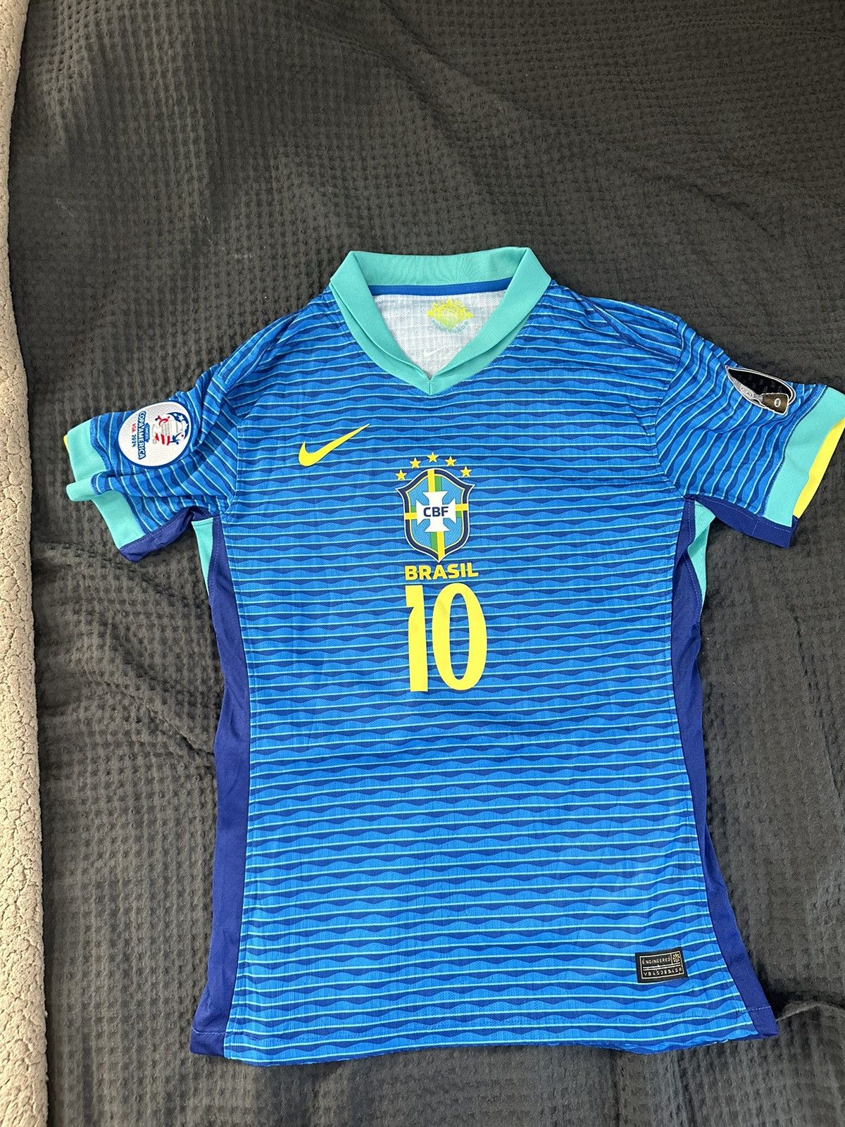 Nike Nike Brazil Copa America Jersey 23/24 Rodrygo #10 Size US M / EU 48-50 / 2 - 1 Thumbnail