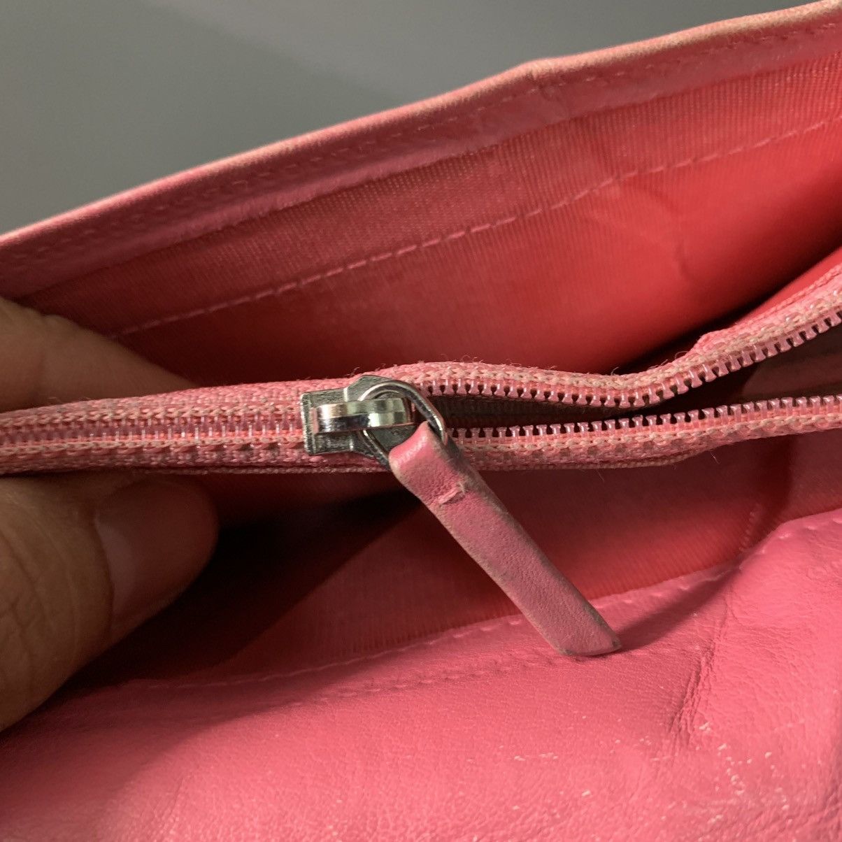 Chanel Chanel Pink Leather Long Wallet Size ONE SIZE - 19 Thumbnail