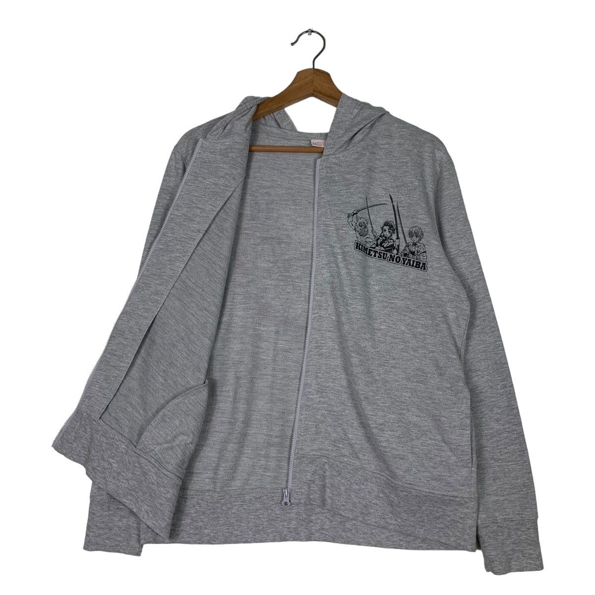 Japanese Brand DEMON SLAYER KIMETSU NO YAIBA ZIPPER HOODIES #0804-C36 Size US M / EU 48-50 / 2 - 11 Thumbnail