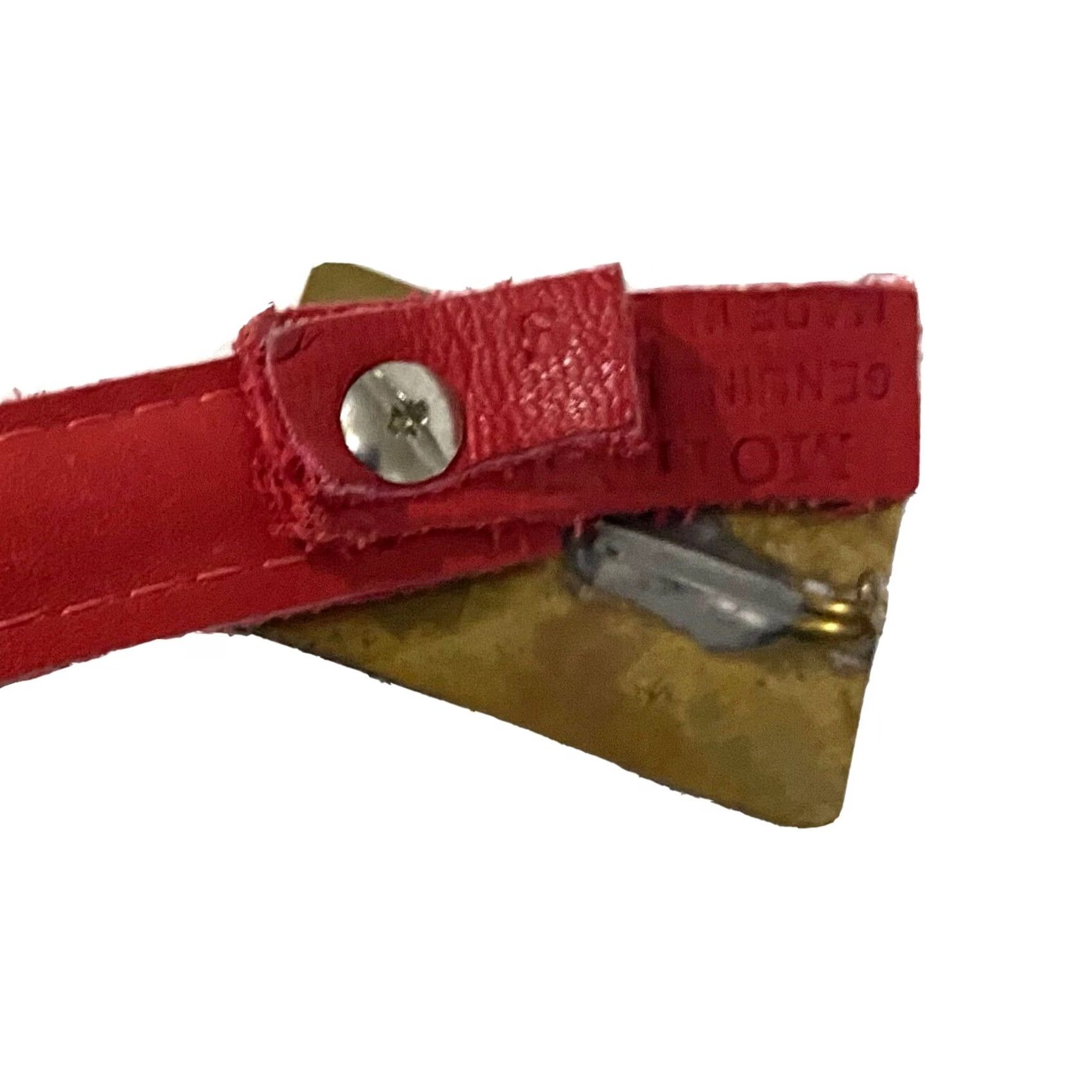 Arrow VINTAGE Motif 56 Women’s Belt Red Leather Skinny Narrow Sz S Belt Women Red Leather Skinny Negotiate? Size ONE SIZE - 7 Thumbnail