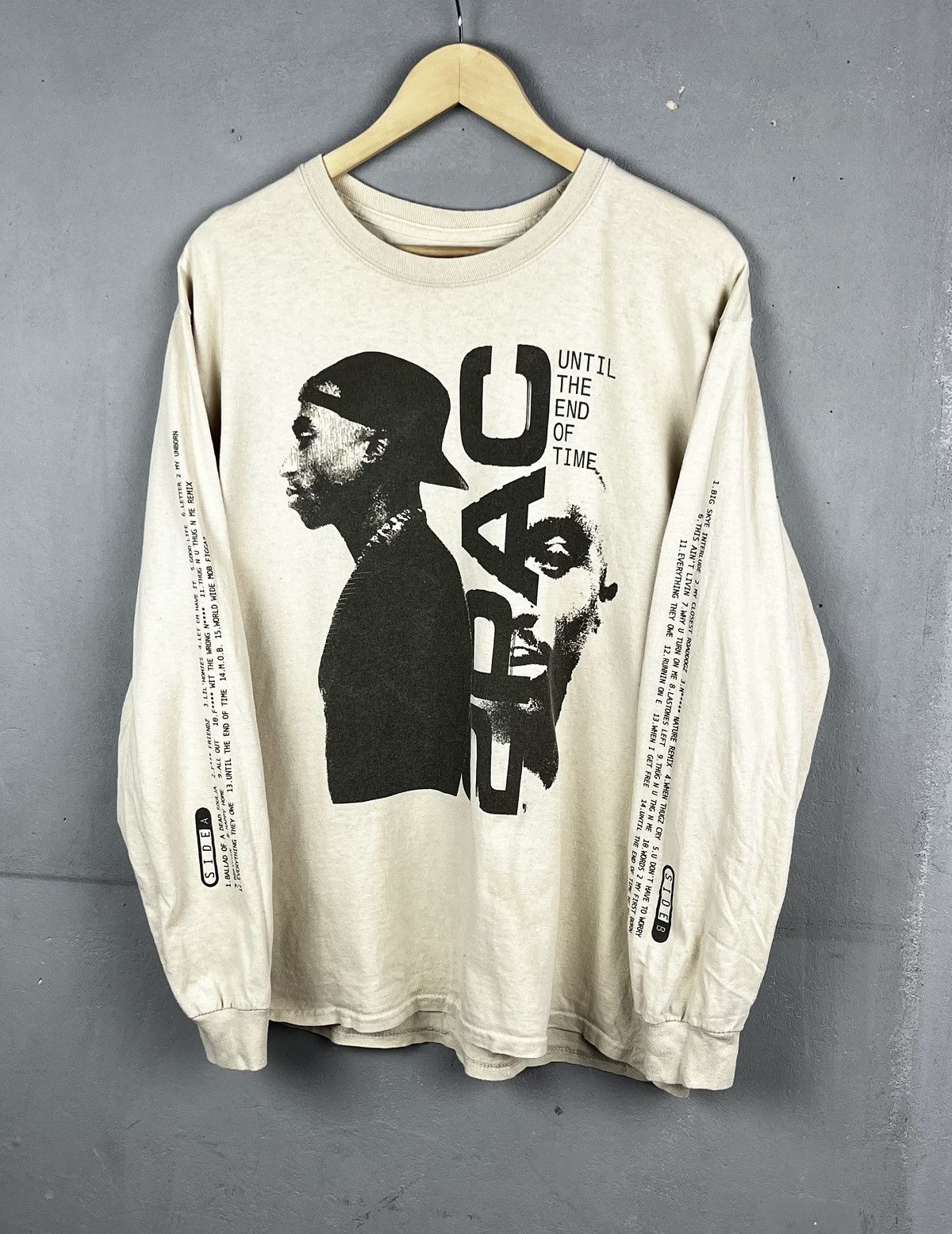 Rap Tees 2Pac long sleeve made usa Size US L / EU 52-54 / 3 - 1 Thumbnail
