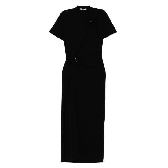 Paco Rabanne PACO RABANNE Women Dresses 25PJRC062 OO0555 P001 BLACK Size S / US 4 / IT 40 - 1 Thumbnail