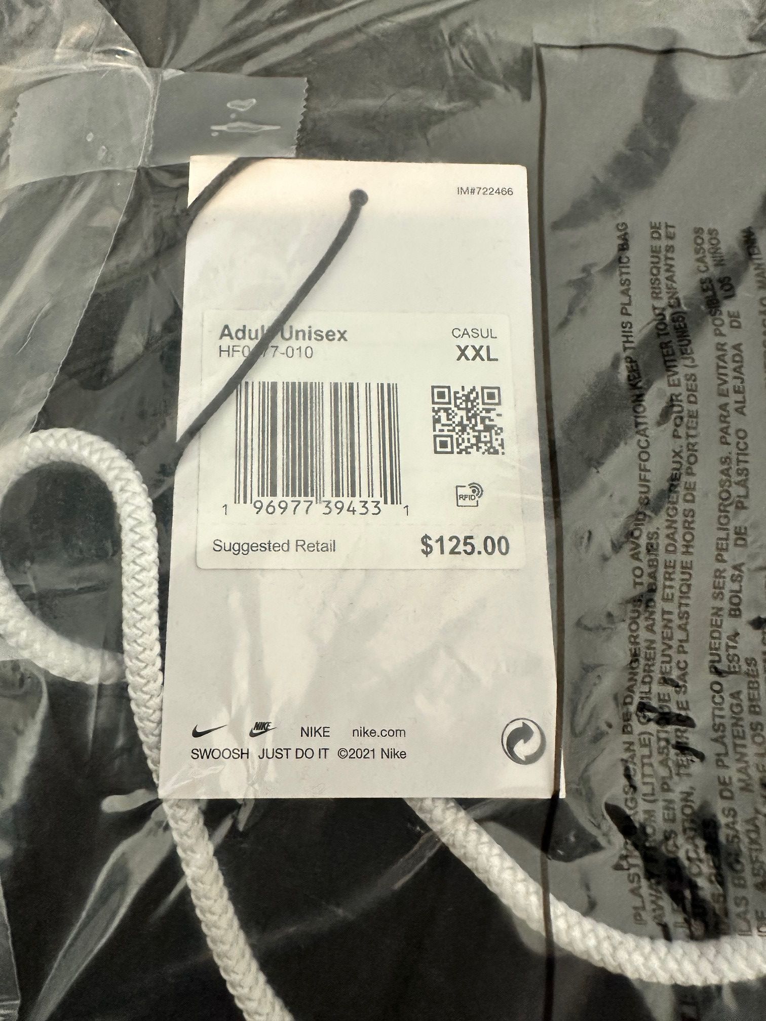 Adidas Nike Dot Swoosh Are You A Bot Exclusive Hoodie - Size XXL Size US XXL / EU 58 / 5 - 4 Thumbnail