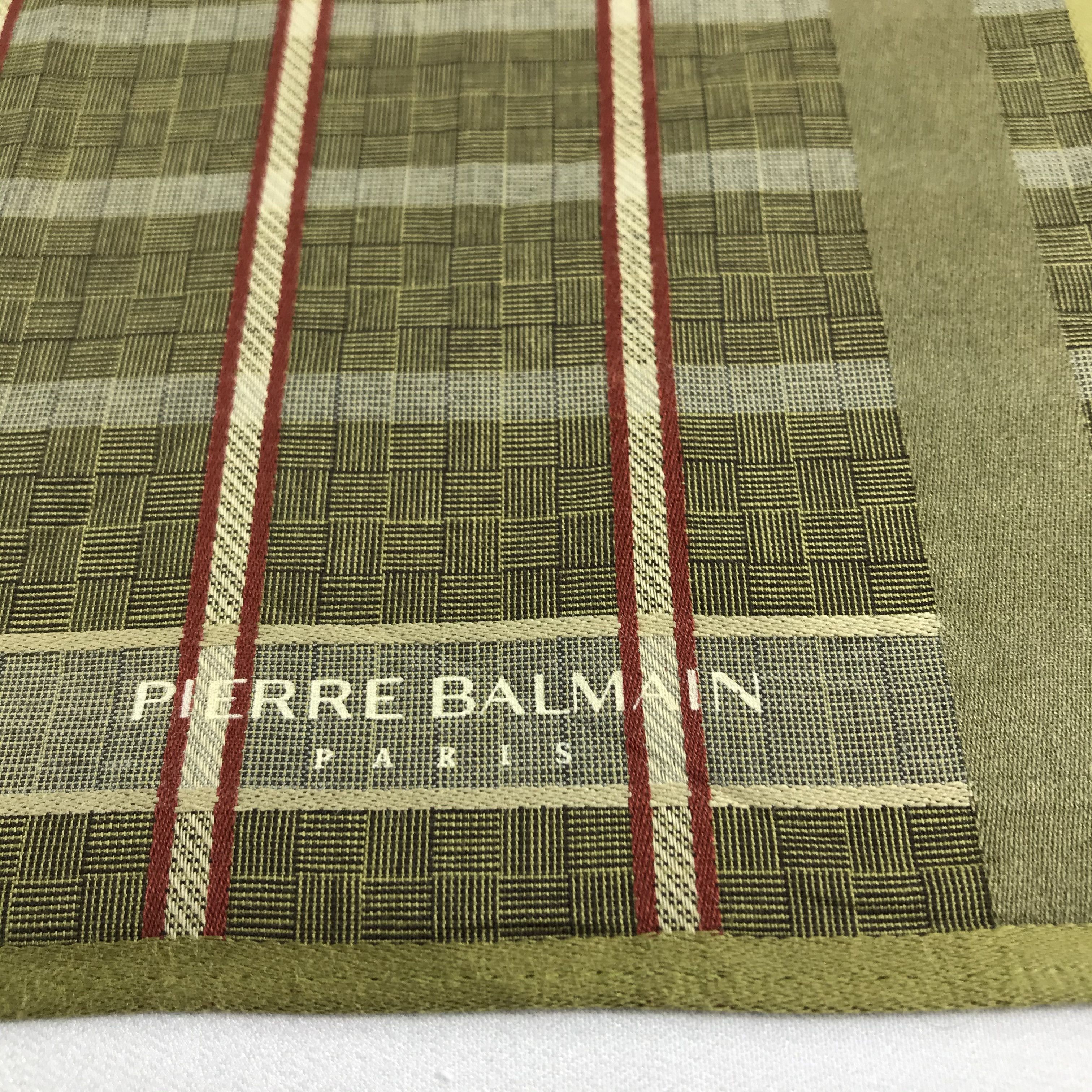 Pierre Balmain Pierre Balmain Handkerchief Neckerchief Bandana H1155 Size ONE SIZE - 3 Thumbnail
