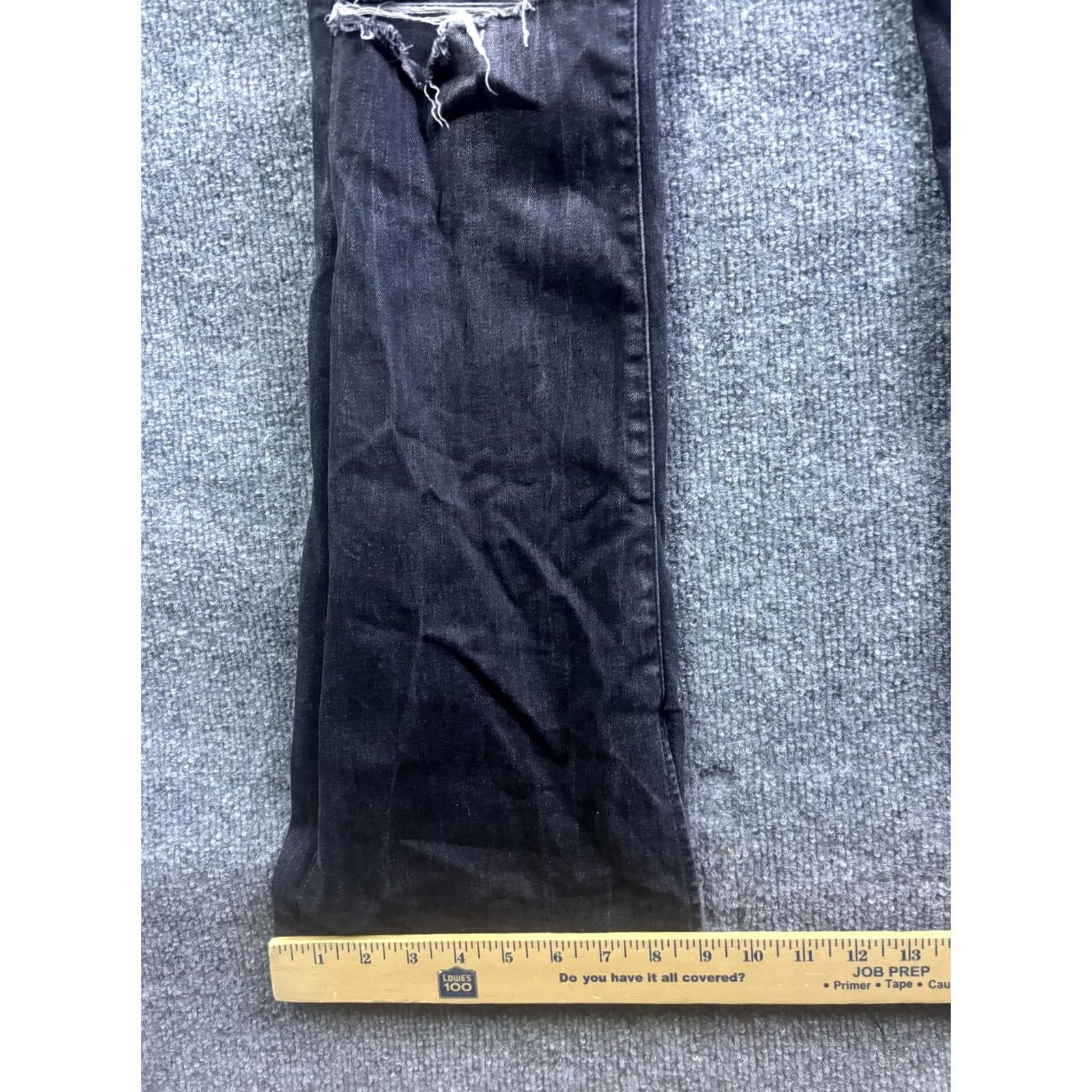 Buckle Black Buckle Black Jeans Bootcut Womens 29x34 Charcoal Wash Distressed Stretch Denim Pocket Size 29" - 6 Thumbnail