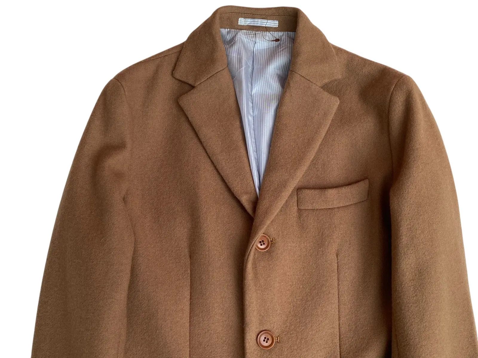 Japanese Brand × Ships Jet Blue Ships Jet Blue Wool Jacket Coat Size US M / EU 48-50 / 2 - 5 Thumbnail