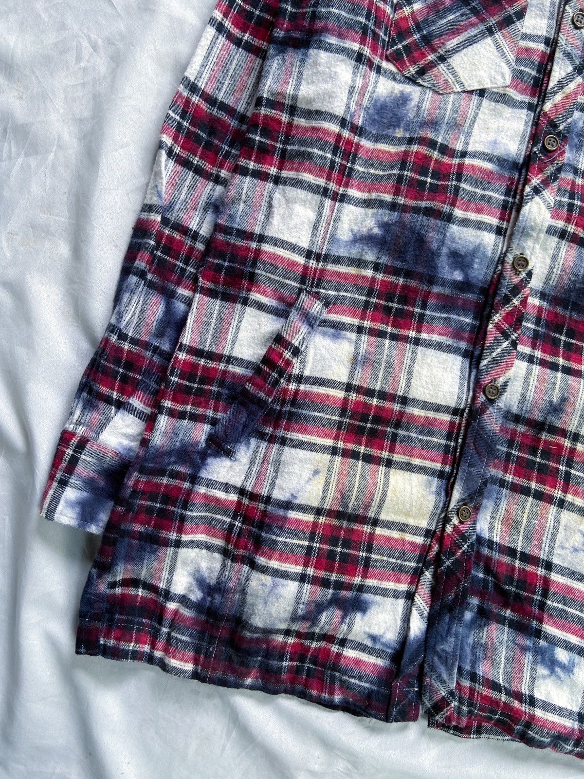 Japanese Brand PLACE PLAN TIE DYE BUTTON DOWN SHIRT COAT STYLE Size US L / EU 52-54 / 3 - 6 Thumbnail