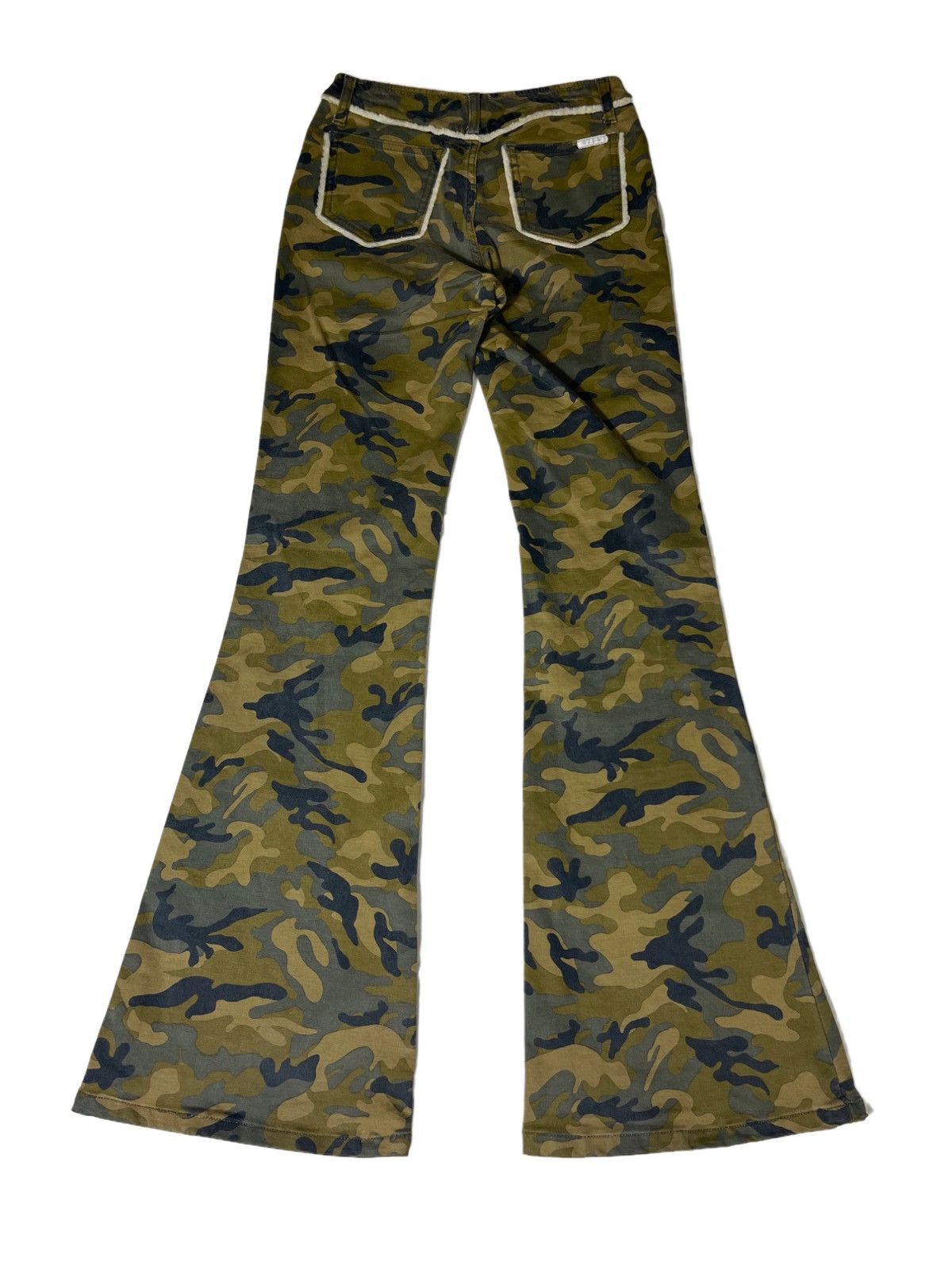 If Six Was Nine × Japanese Brand 26" Magic Square Army Camo Design Bootcut Pants Size 26" / US 2 / IT 38 - 2 Thumbnail