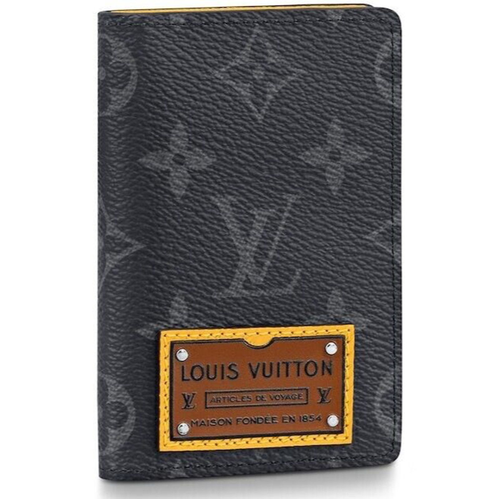 Louis Vuitton Louis Vuitton Label Savan Yellow Pocket Organizer Wallet Size ONE SIZE - 1 Thumbnail