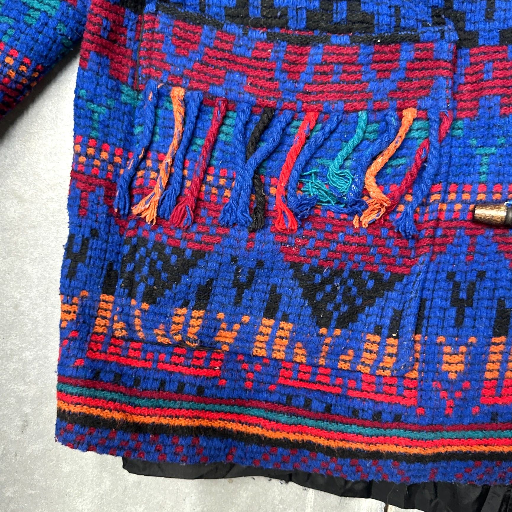 Vintage VINTAGE Concept Southwestern Blanket Coat Sweater Womens Medium Navajo Native Toggle Coat Mens Womens Girls Size M / US 6-8 / IT 42-44 - 7 Thumbnail