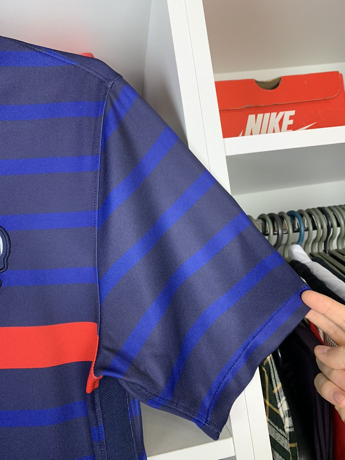 Nike Nike France 2020 2021 Home Football Shirt Soccer Jersey Size US M / EU 48-50 / 2 - 9 Thumbnail