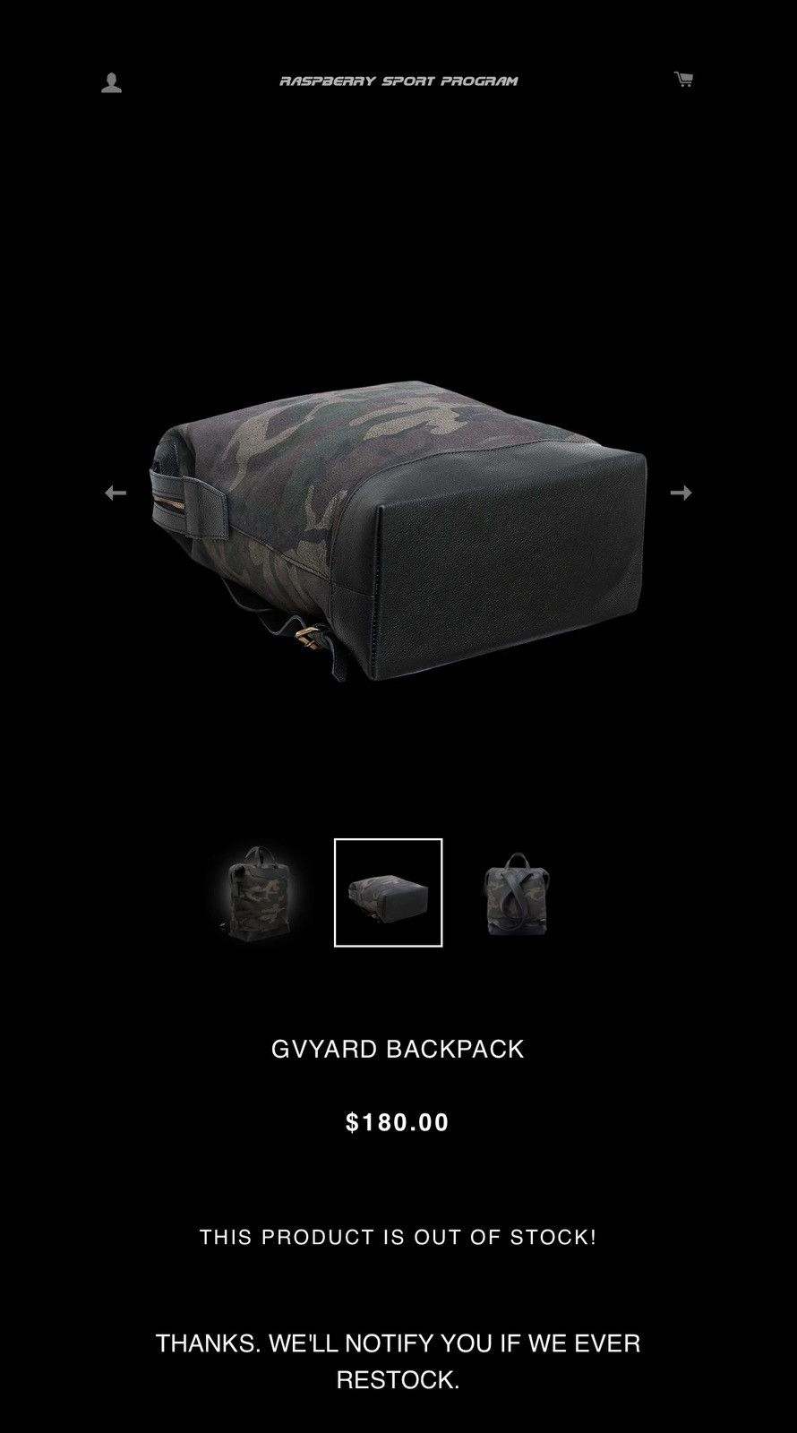 The GV Gallery Gvyard backpack Size ONE SIZE - 2 Thumbnail
