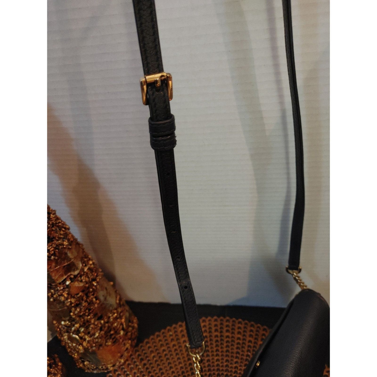 Michael Kors Michael Kors Mott Half Dome Pebbled Leather Crossbody Size ONE SIZE - 4 Thumbnail