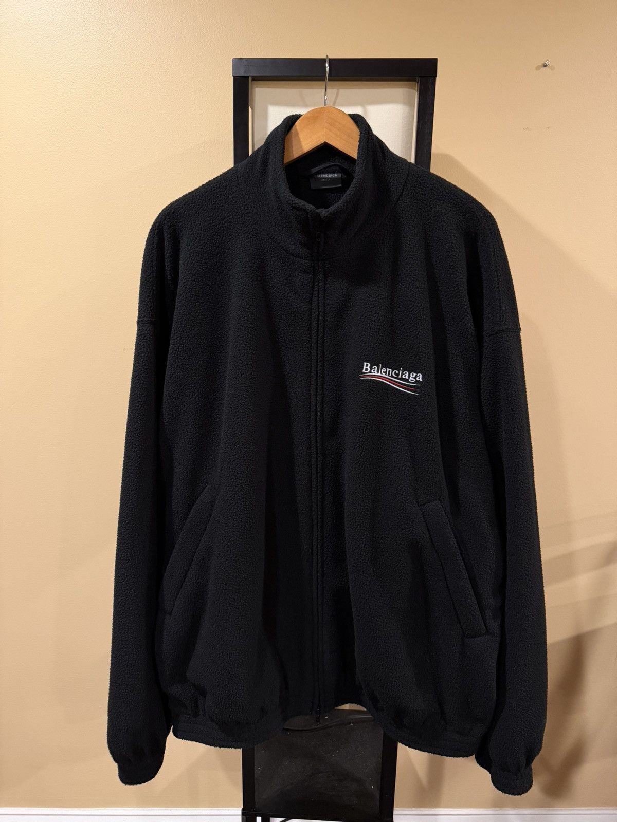 Balenciaga Balenciaga Political Campaign Polar Fleece Zip Up Jacket Size US XL / EU 56 / 4 - 19 Thumbnail