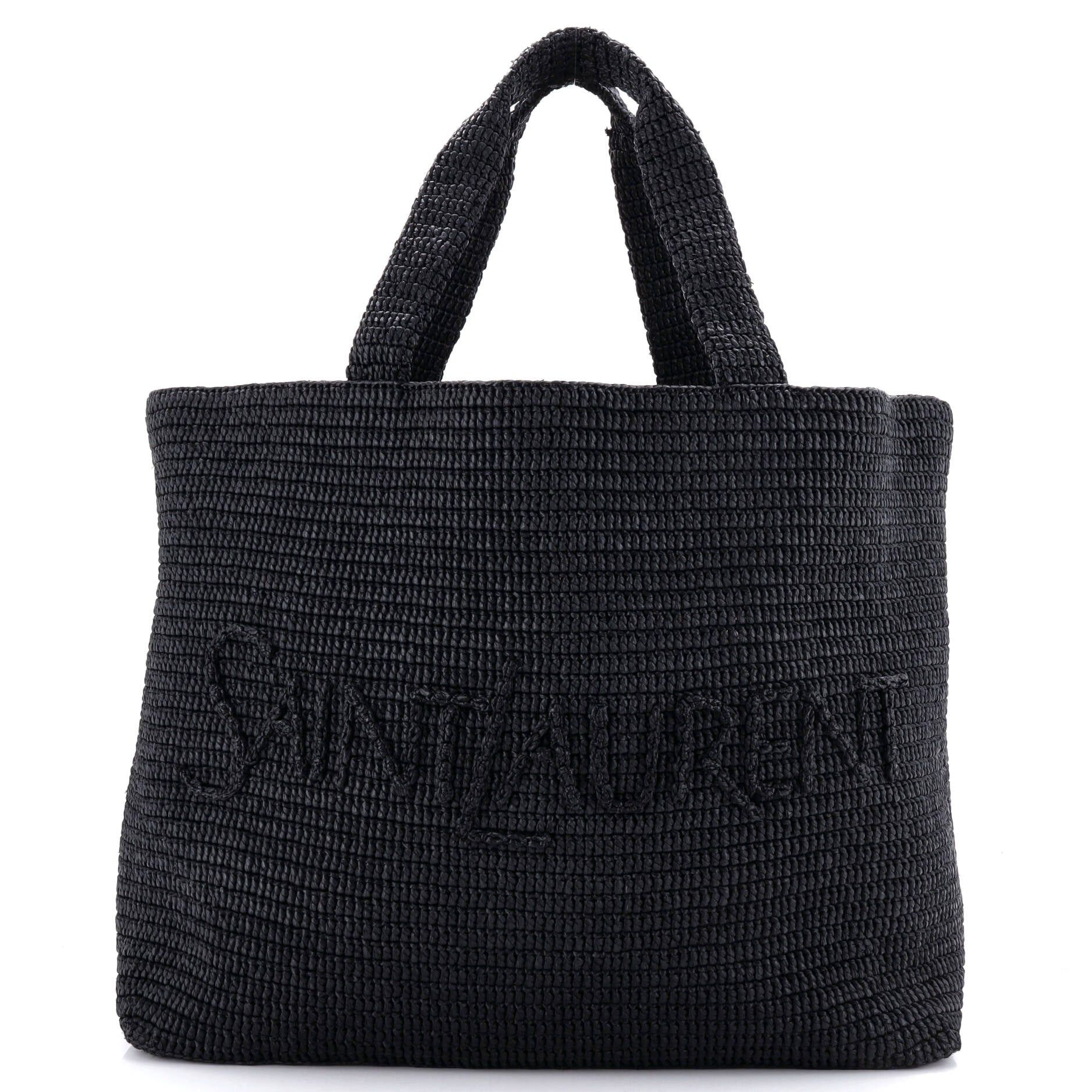 Saint Laurent Paris Logo Supple Tote Size ONE SIZE - 1 Thumbnail