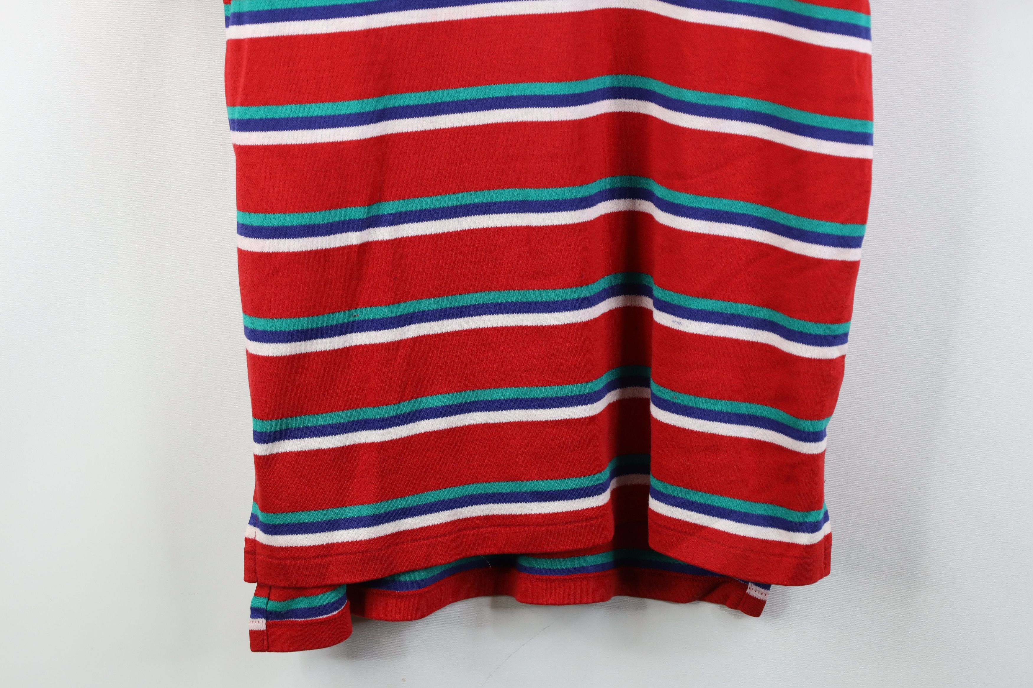 Polo Ralph Lauren Vintage 90s Ralph Lauren Striped Soft Cotton Knit Polo USA Size US M / EU 48-50 / 2 - 3 Thumbnail