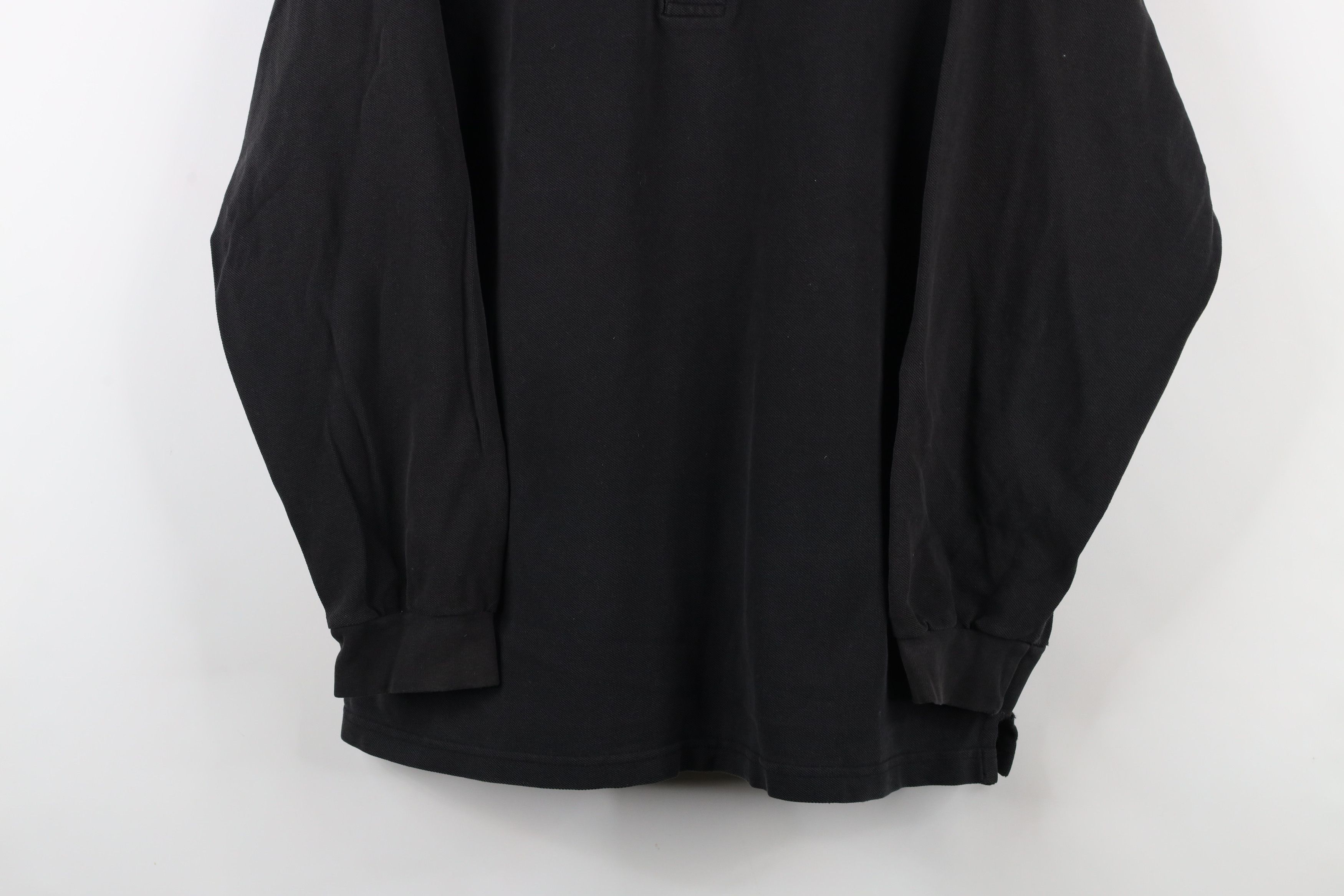 Vintage Vintage 90s Streetwear Heavyweight Long Sleeve Rugby Polo Size US L / EU 52-54 / 3 - 3 Thumbnail