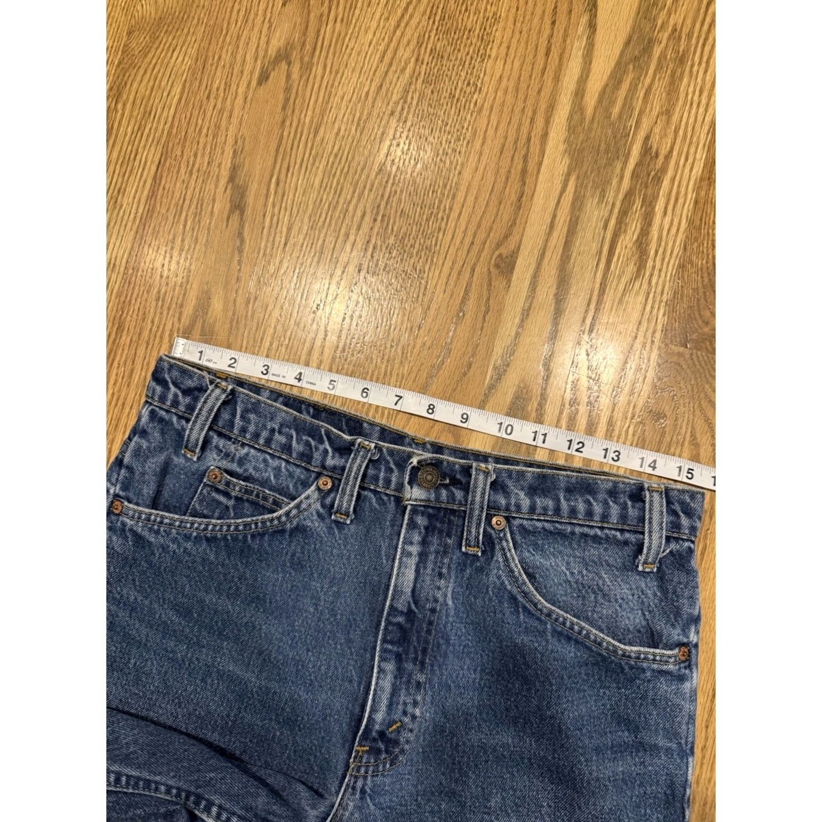 Levi's VINTAGE Levi’s Orange Tab Denim Jean Shorts 517 Mens 30 Actual 30 Levis Vtg Denim Shorts Blue 80s 90s USA Jeans Mens Size US 30 / EU 46 - 7 Thumbnail