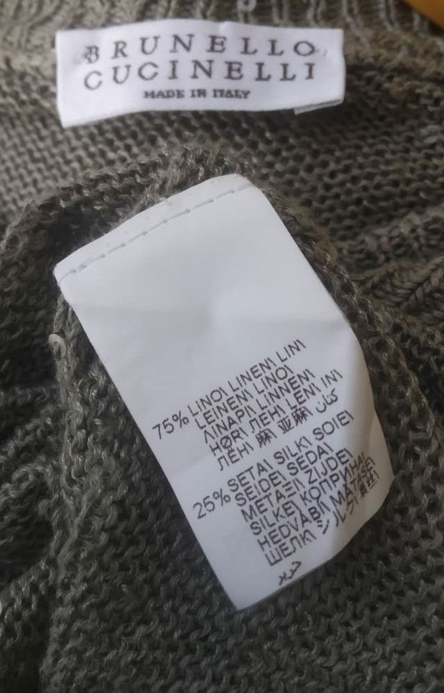 Brunello Cucinelli Brunello cucinelli gliter cardigan Size L / US 10 / IT 46 - 8 Thumbnail