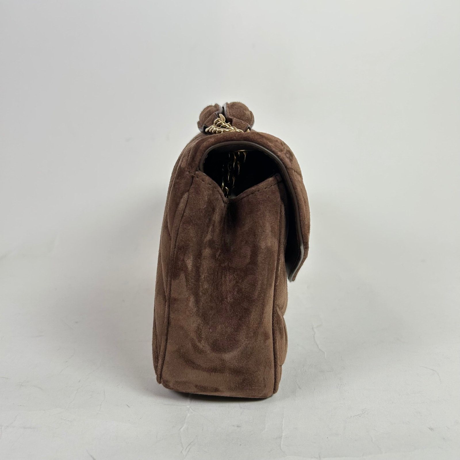 Saint Laurent Paris Saint Laurent Small Matelasse LouLou Suede Bag Size ONE SIZE - 2 Thumbnail