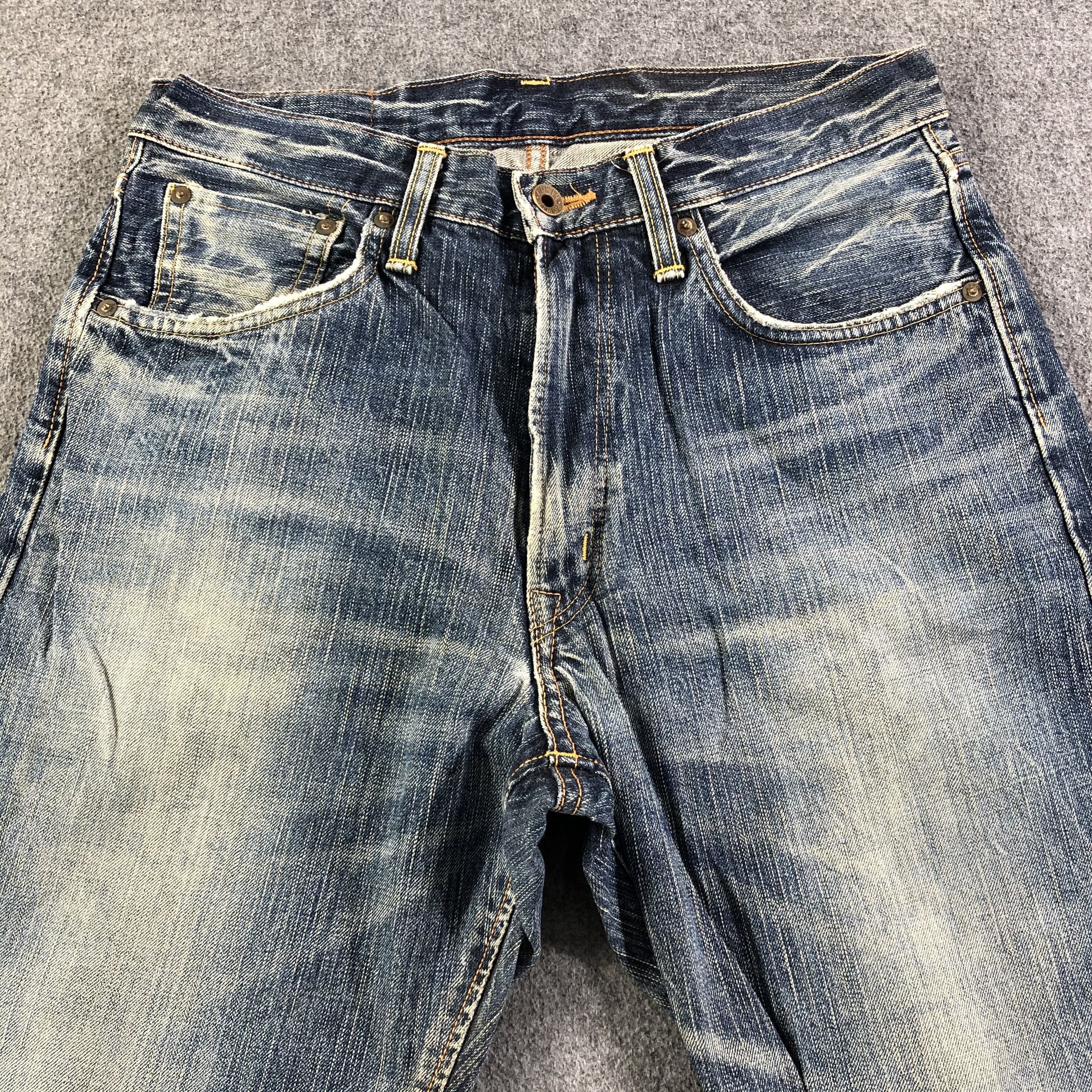 Edwin Vintage Redline Edwin 505 Jeans-J2833 Size US 31 - 3 Thumbnail