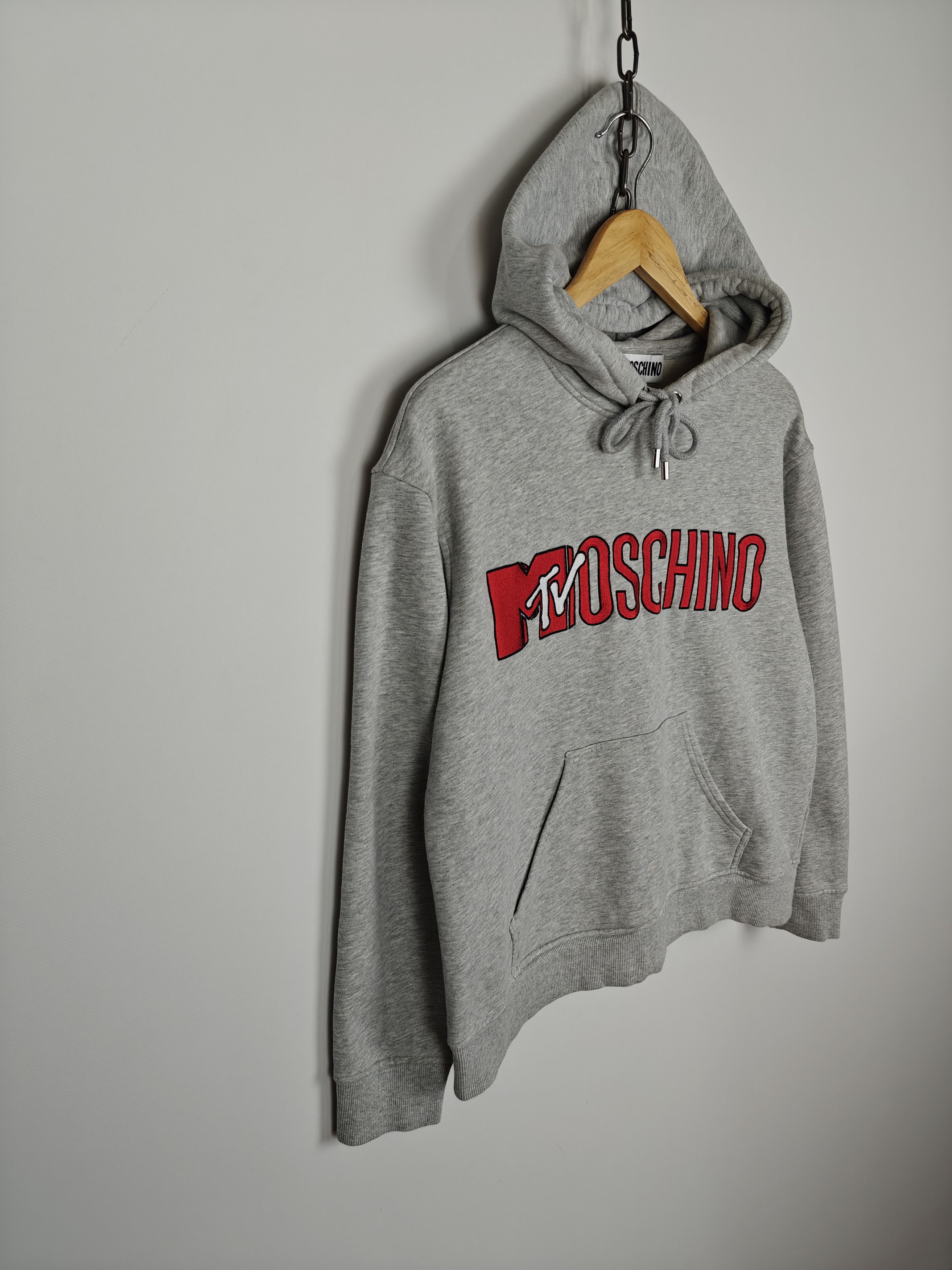 H&M H&M x Moschino MTV Hoodie Center Logo Pullover Gray Size US M / EU 48-50 / 2 - 5 Thumbnail