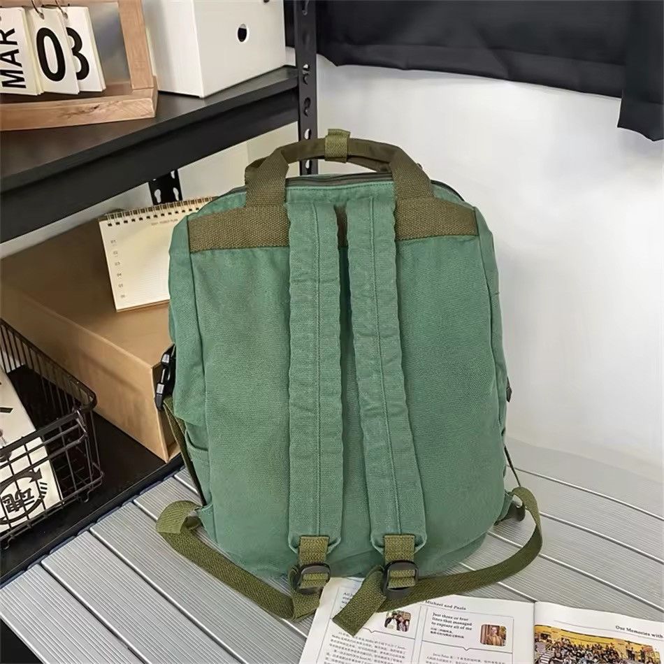 Japanese Brand Green Backpack Size ONE SIZE - 4 Thumbnail