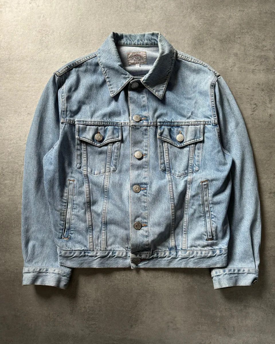 Armani 1990s Armani Relaxed Denim Worker Jacket Size US M / EU 48-50 / 2 - 1 Thumbnail
