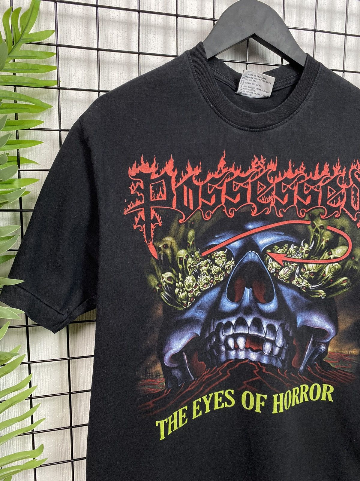 Band Tees × Vintage POSSESSED "THE EYES OF HORROR" vintage T shirt Tee Men L Size US L / EU 52-54 / 3 - 6 Thumbnail