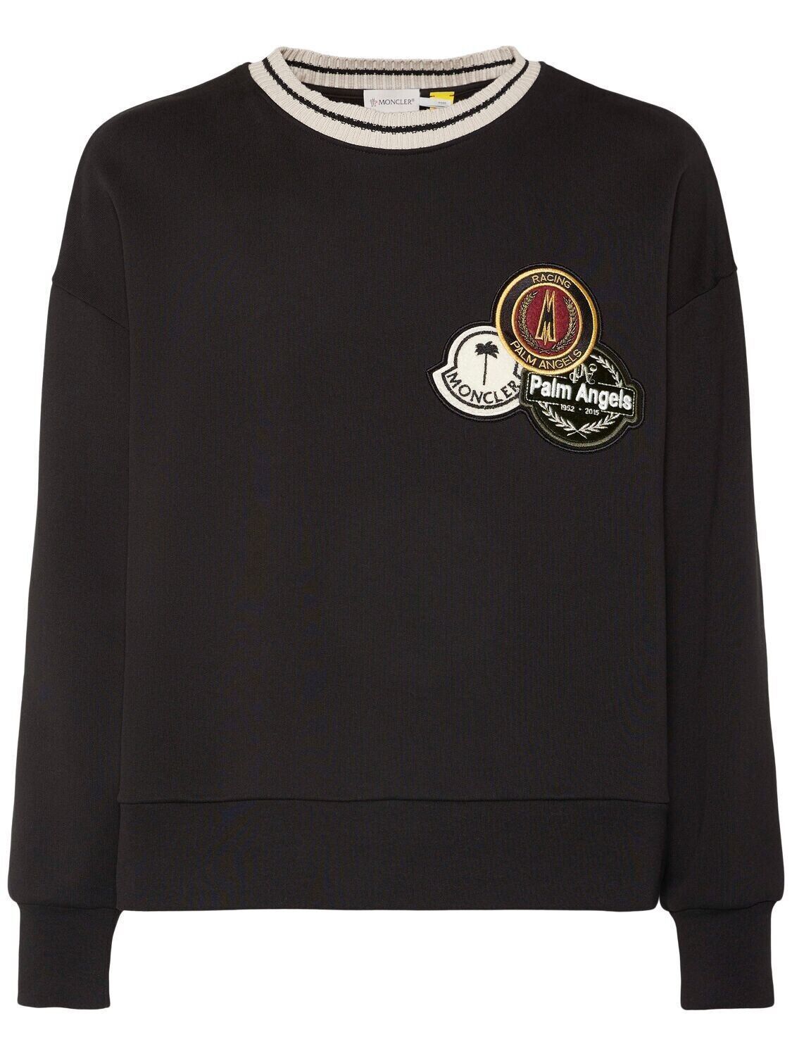 MONCLER GENIUS $830 Men's Black Cotton Sweatshirt New M