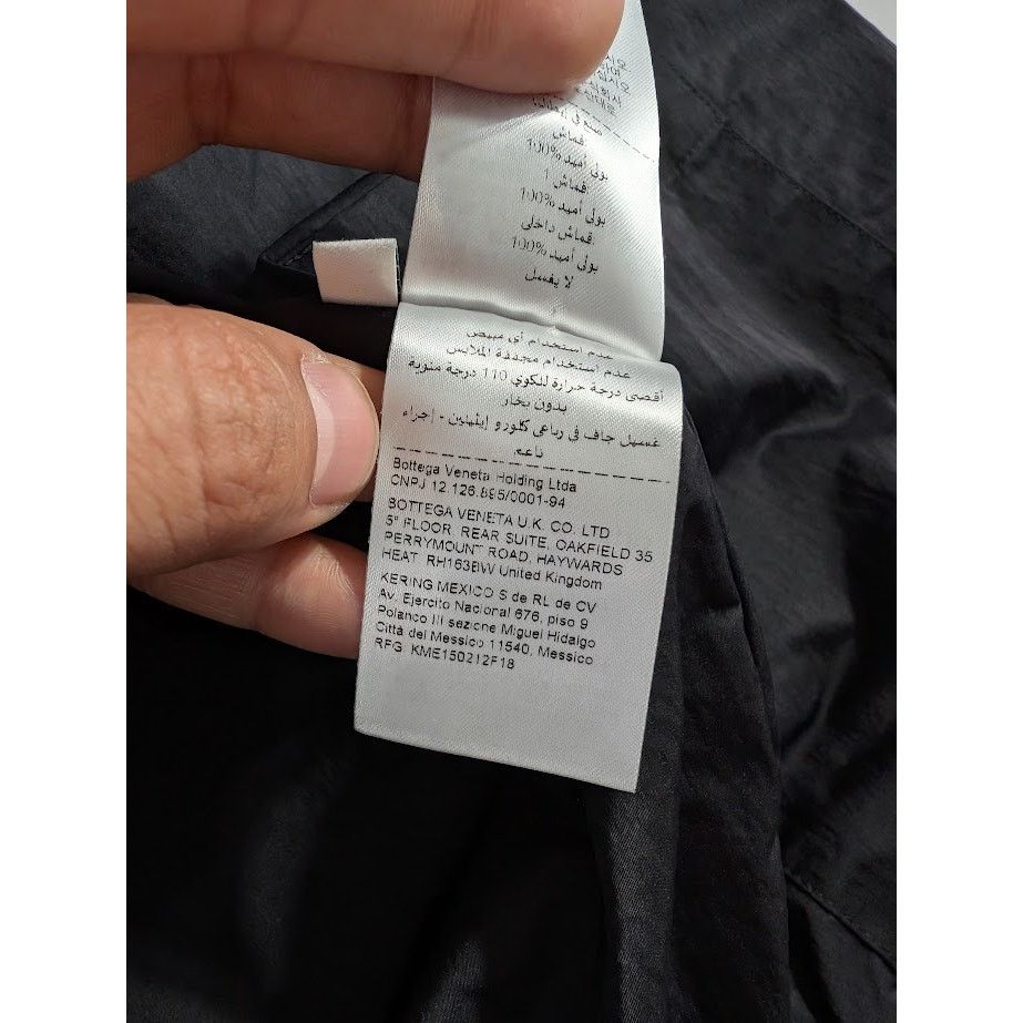 Bottega Veneta o1rshd1 Nylon Jacket in Black Size US S / EU 44-46 / 1 - 18 Thumbnail