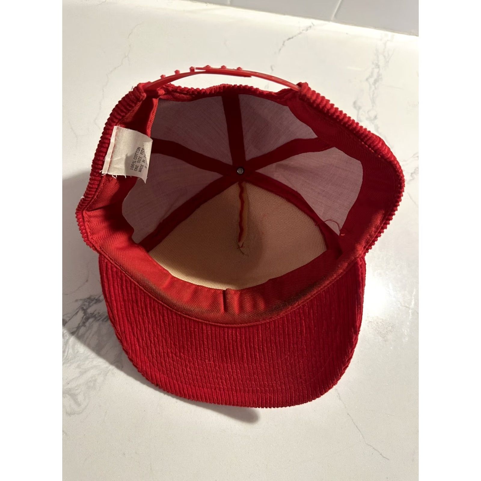 Vintage VINTAGE Browning Cap Hat SnapBack Corduroy Red 1980s Hunting Fishing Shotgun Mens/Womens Size ONE SIZE - 5 Thumbnail