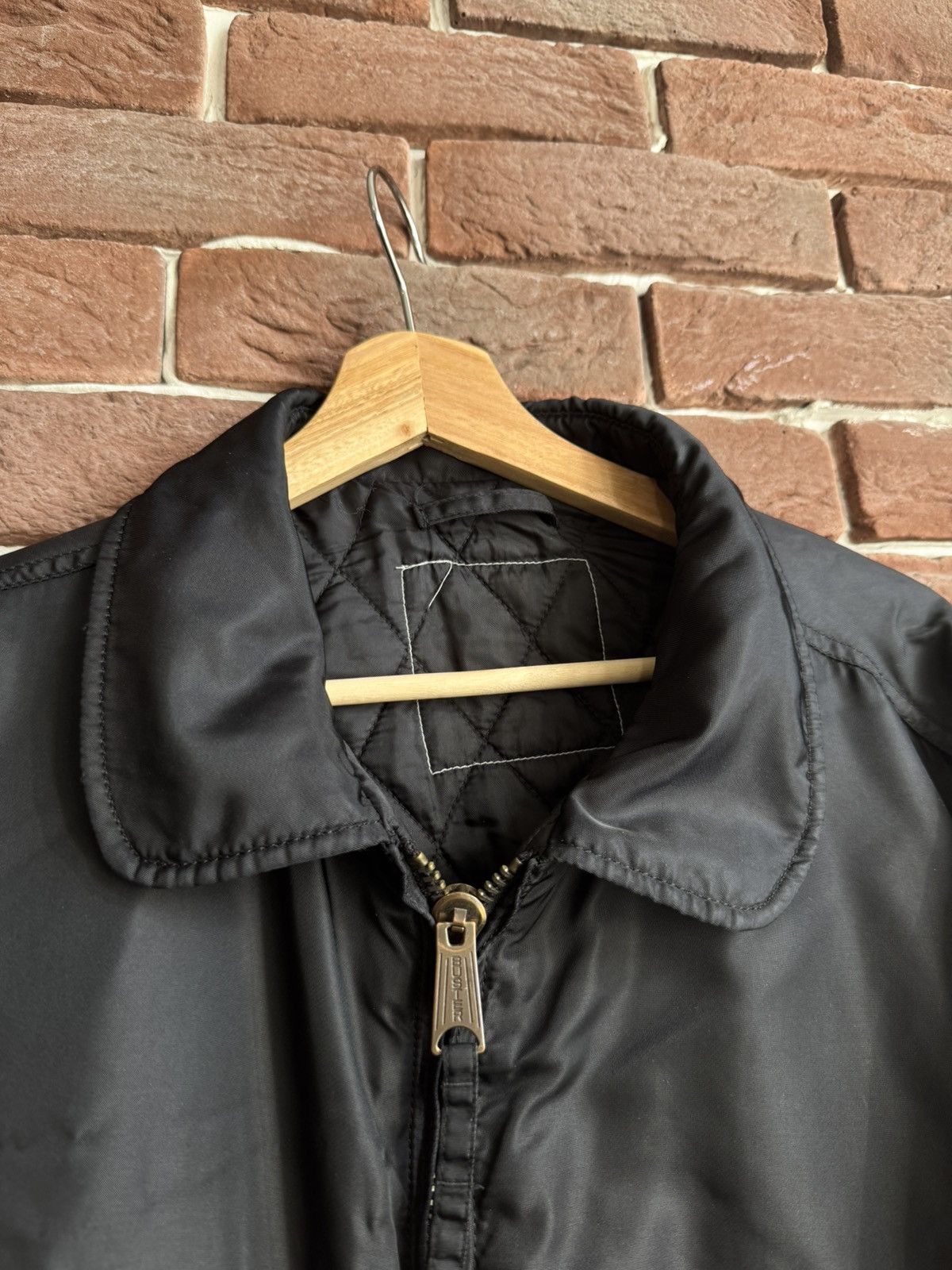 Vintage 00s Ma1 Flyer black Vintage Bomber Jacket Oversize Size US XL / EU 56 / 4 - 5 Thumbnail