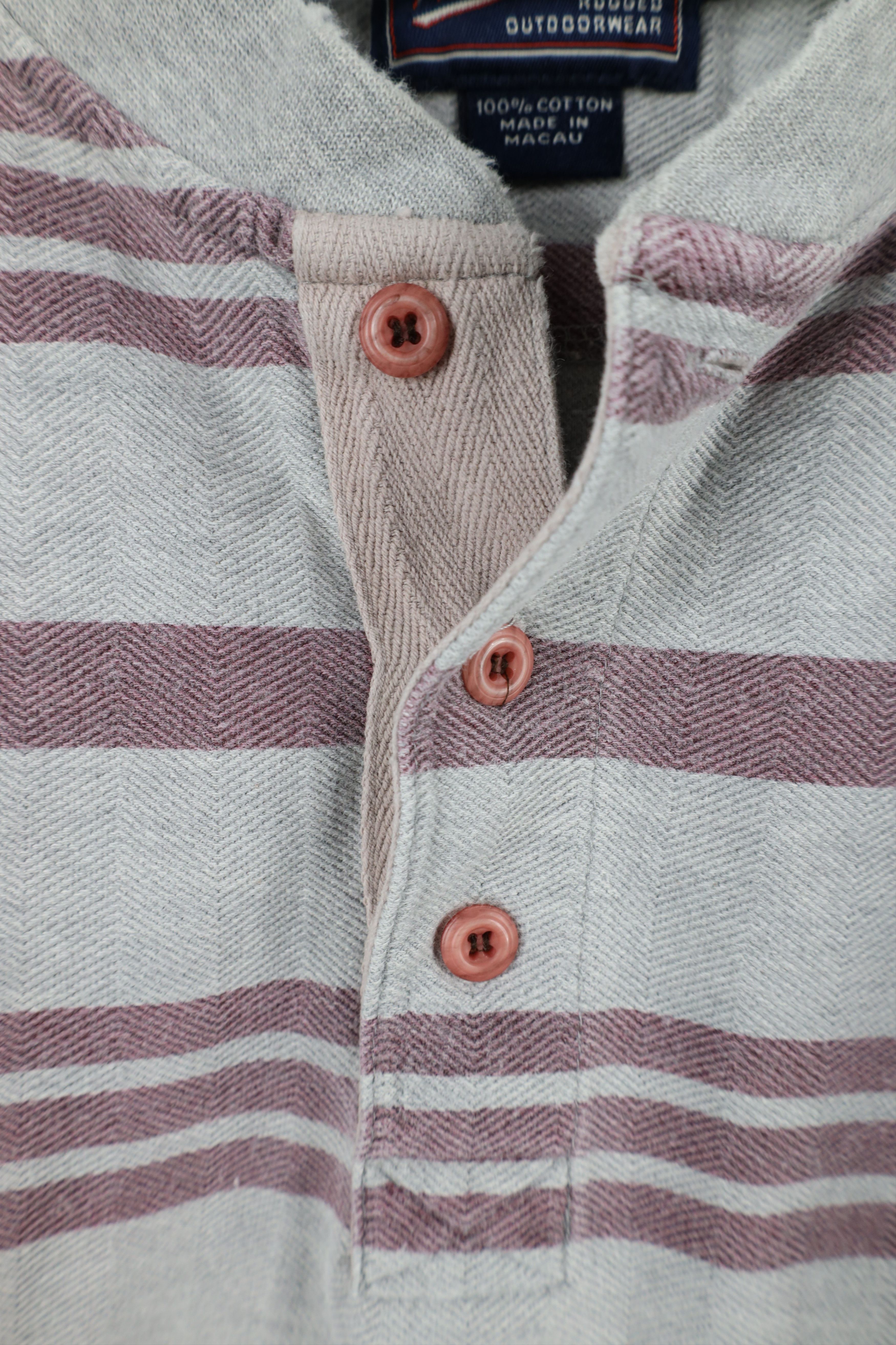 Vintage × Woolrich Woolen Mills Vintage 90s Woolrich Heavyweight Long Sleeve Henley T-Shirt Size US XL / EU 56 / 4 - 6 Thumbnail