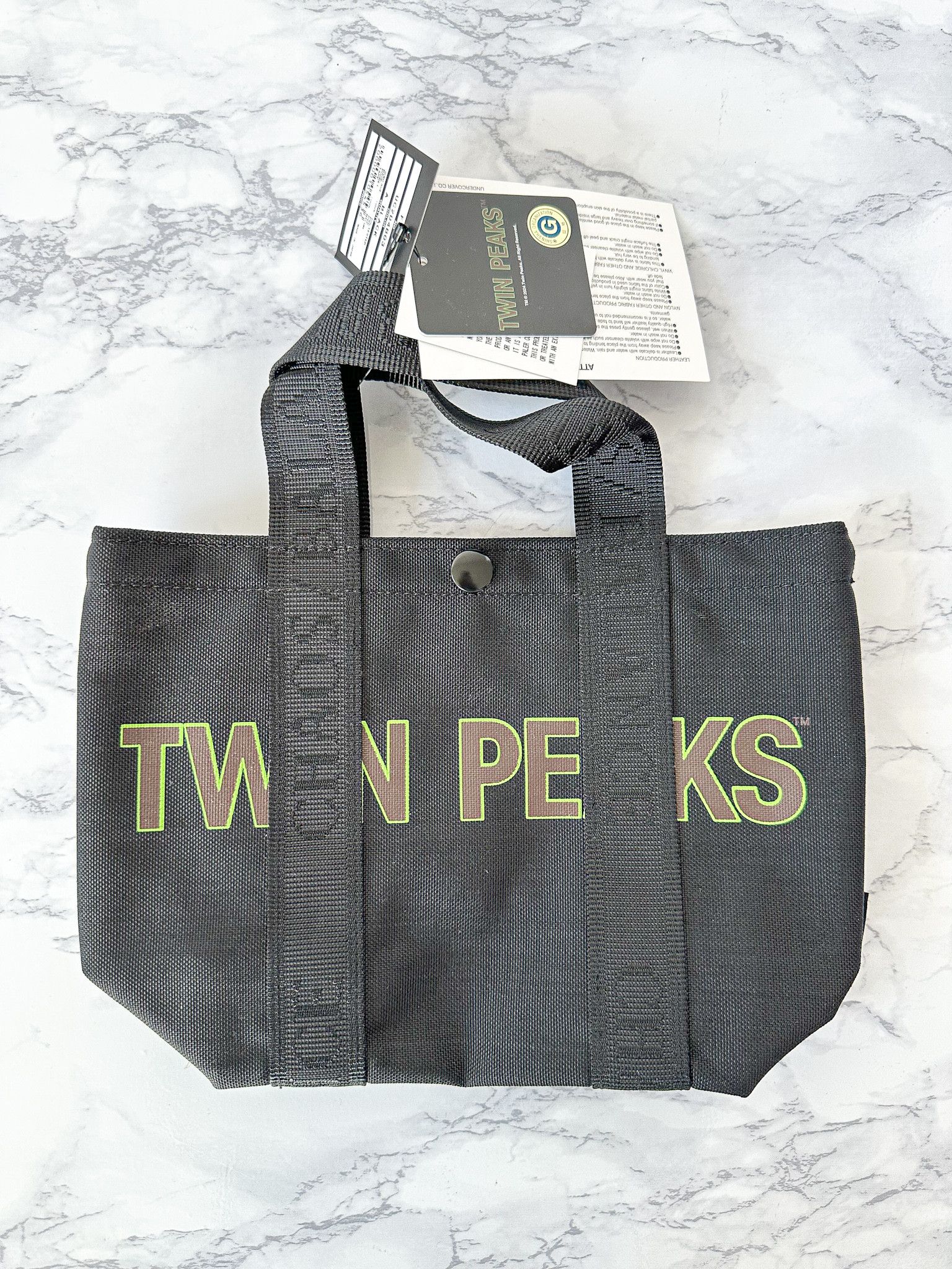 Undercover Undercover Twin Peaks Mens Slogan Small Tote Bag Size ONE SIZE - 4 Thumbnail