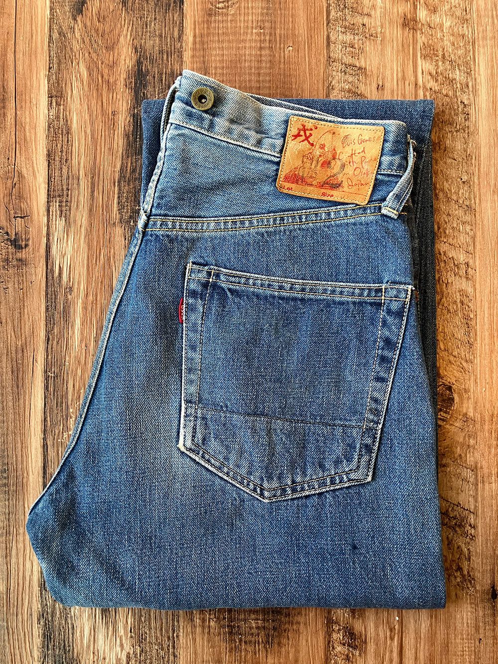 Evisu Old EVISU 2507 No.2 W30 x L33 Fisherman Patch SCOVILL Size US 30 / EU 46 - 2 Thumbnail