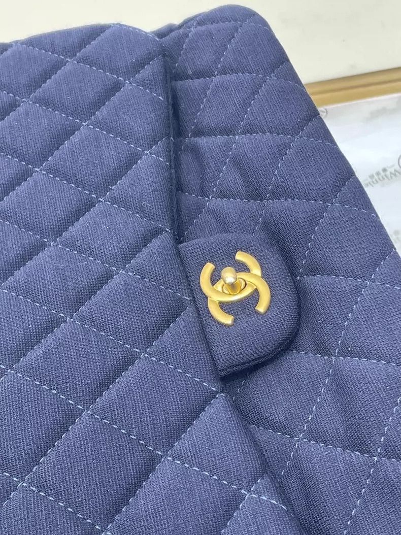 Chanel Chanel Dark Blue Quilted Chain Bag -2505 Size ONE SIZE - 6 Thumbnail