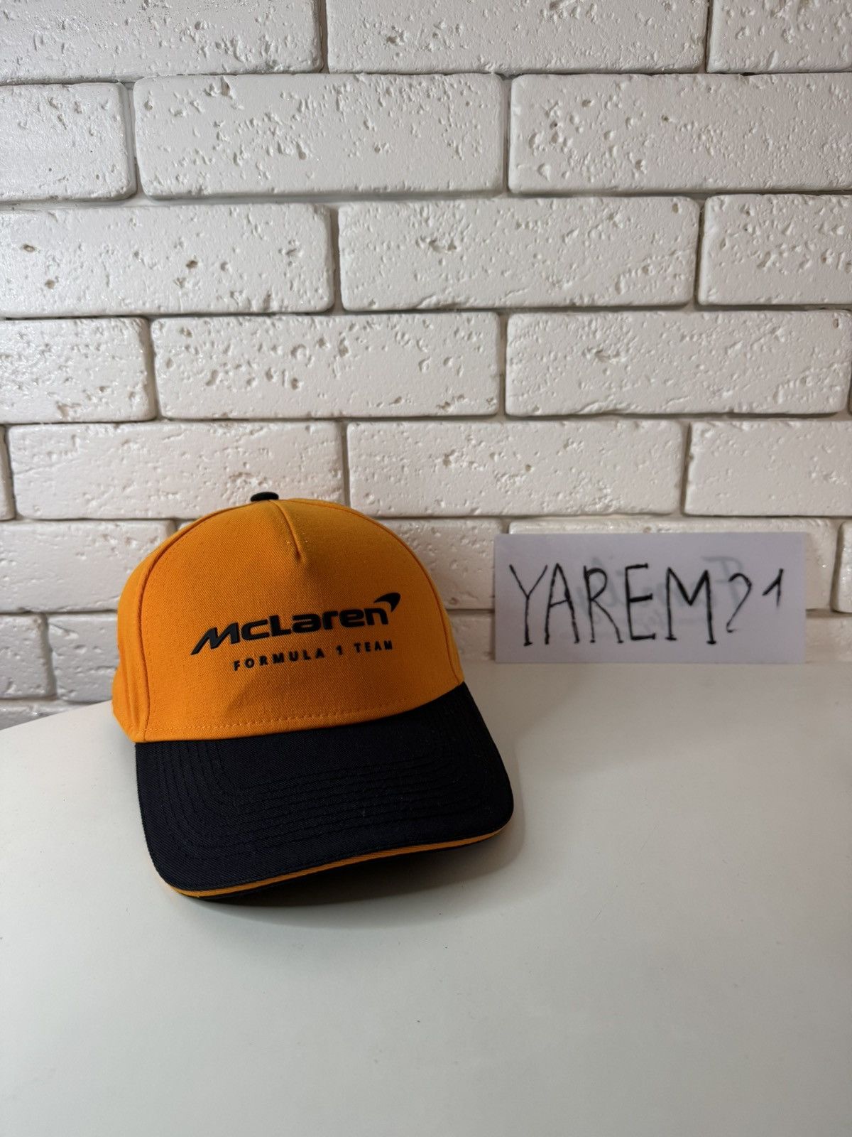 Malcolm McLaren McLaren Formula 1 team cap hat Size ONE SIZE - 1 Thumbnail