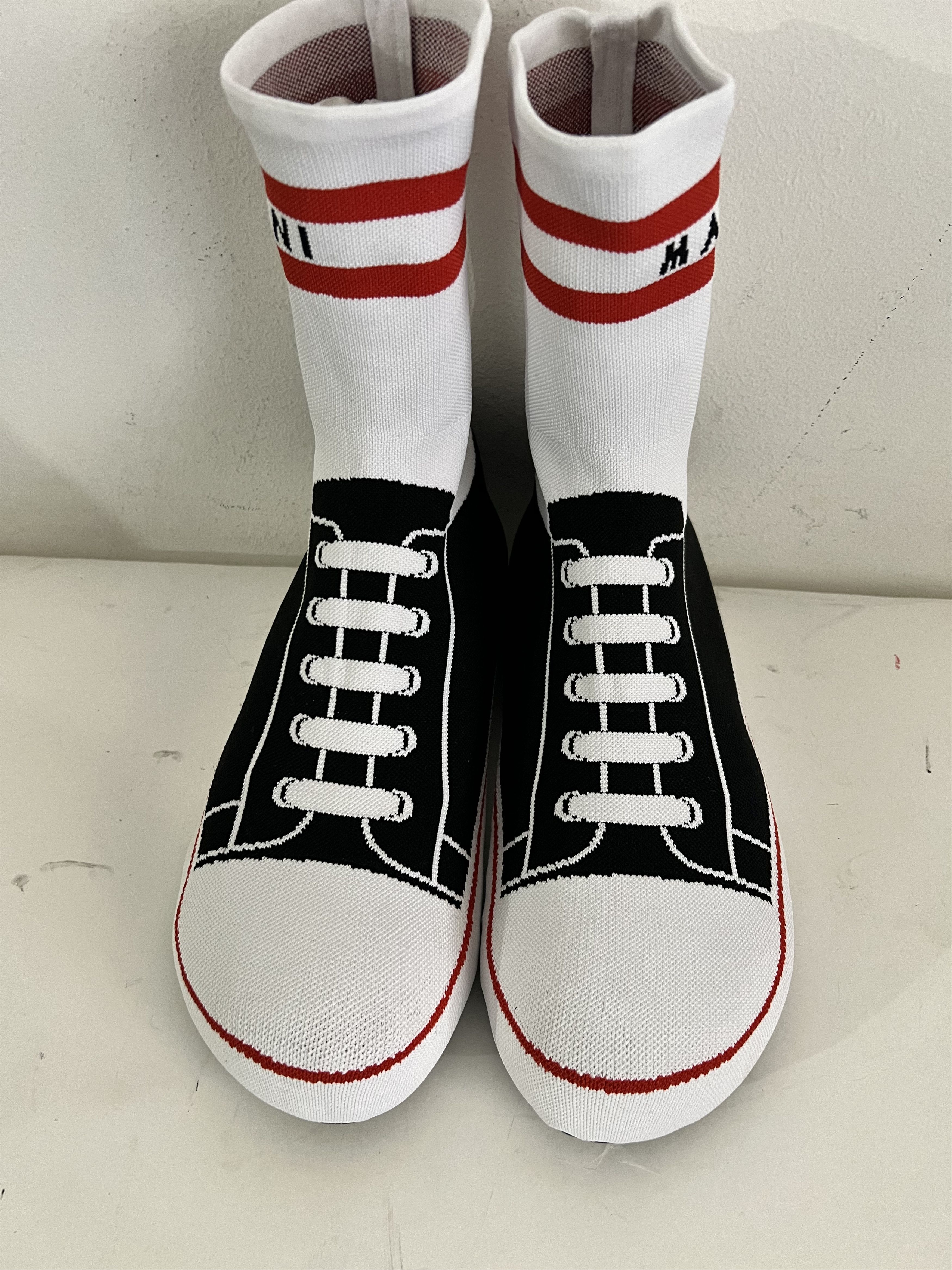 Marni Trompe L’oeil Jacquard High-Top Sneaker Size US 9 / EU 42 - 3 Thumbnail