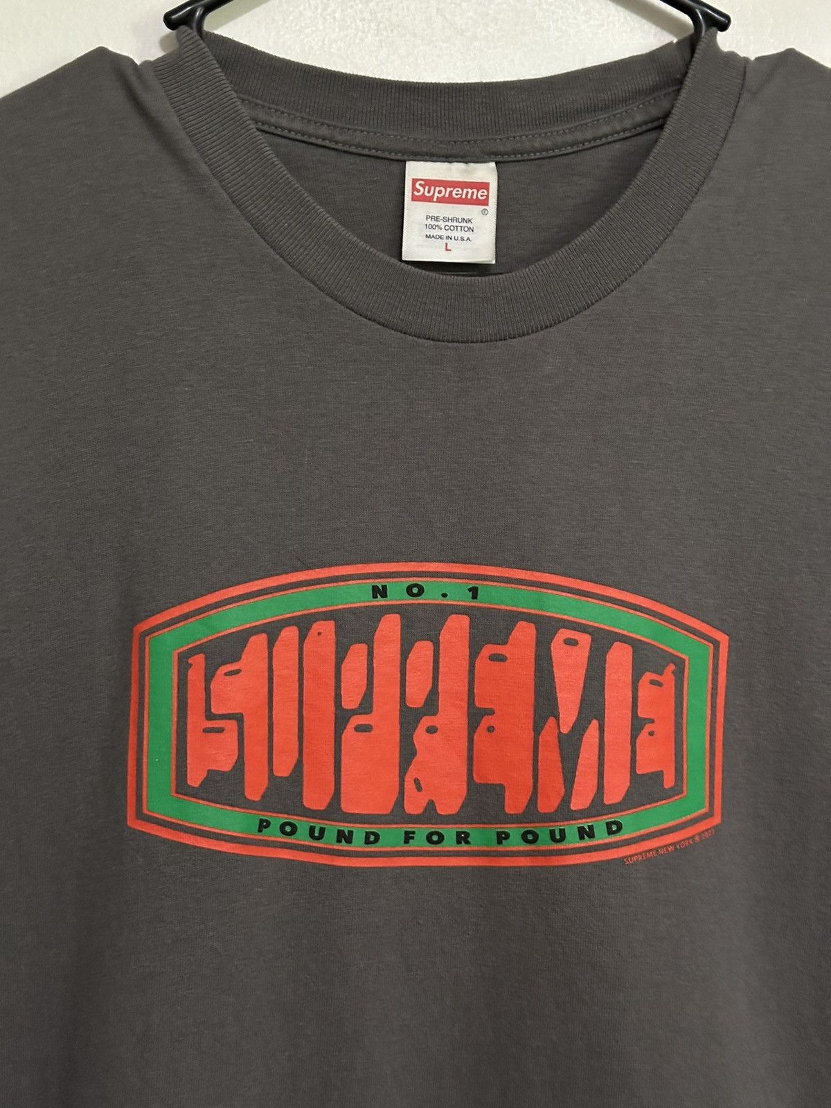 Supreme Supreme Pound Tee Size US L / EU 52-54 / 3 - 2 Thumbnail
