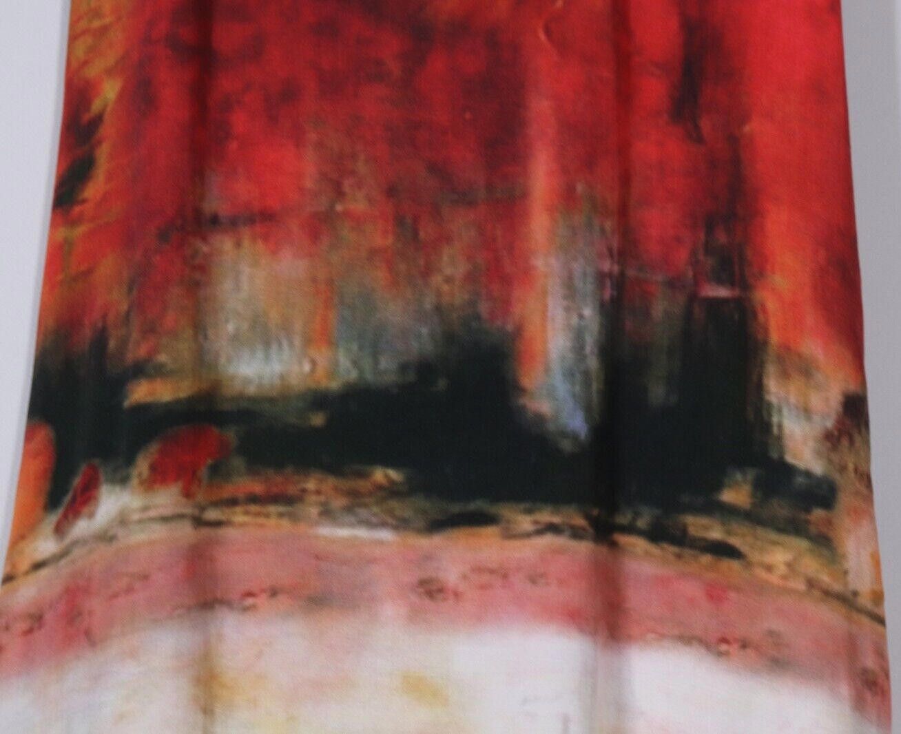 Inis Meain Iris Setlakwe Womens US6 Red Black Shift Tank Dress Tie Dye Size M / US 6-8 / IT 42-44 - 3 Thumbnail