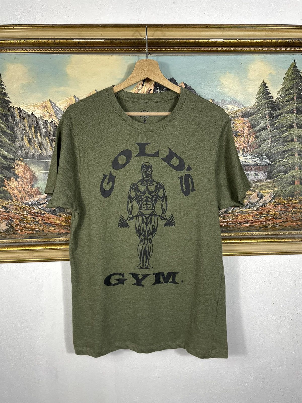 Other Gold’s Gym Green Tee Sportswear Big Logo Strongman Size US M / EU 48-50 / 2 - 1 Thumbnail