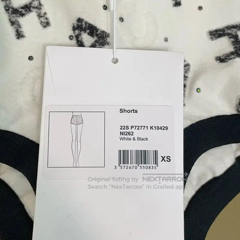 Chanel Chanel Summer White Cotton Blend Shorts . Size 23" - 7 Thumbnail