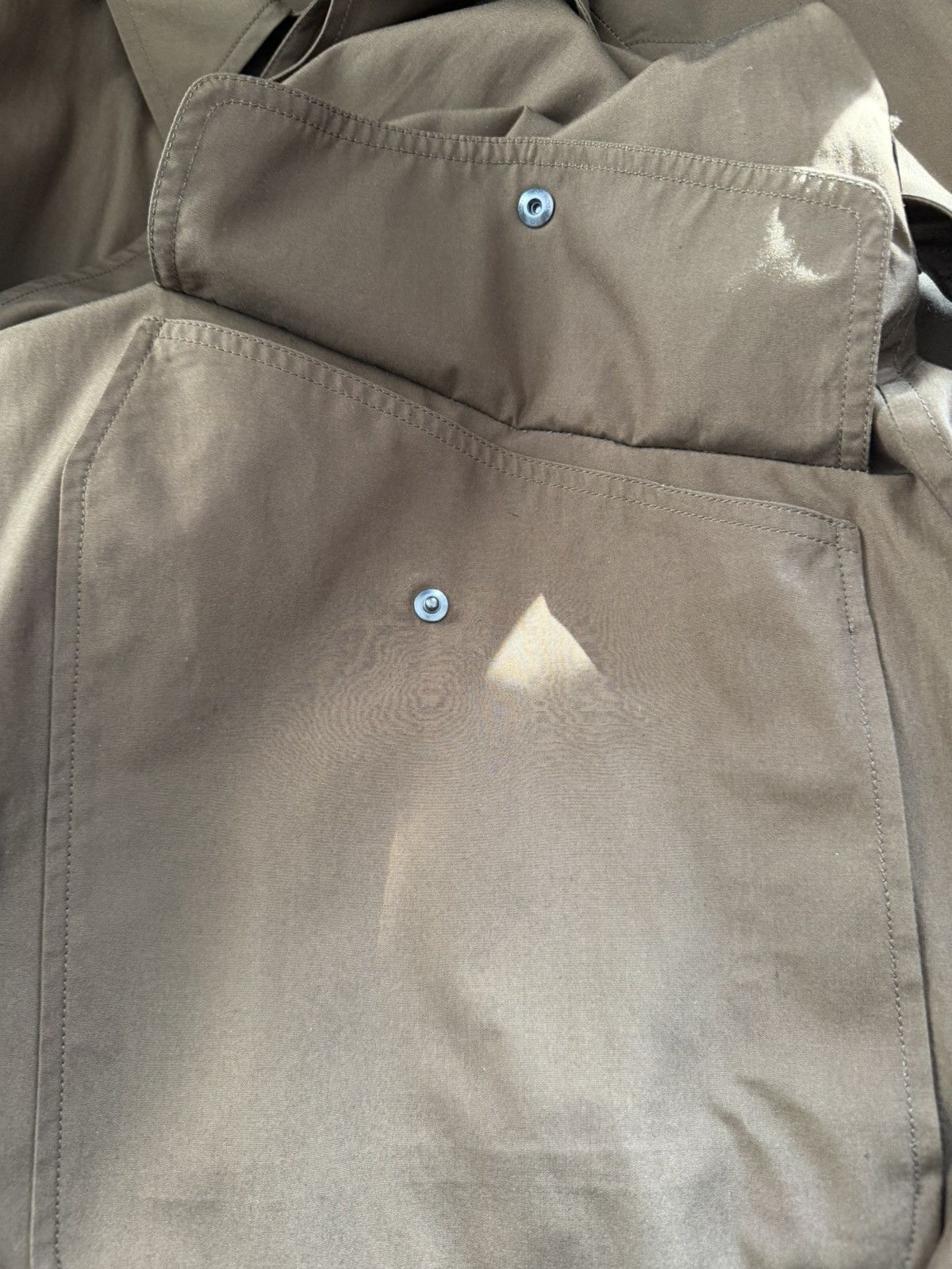Alfred Dunhill 5K runway sample cotton/silk tobacco-brown trench, IT50, IT Size US M / EU 48-50 / 2 - 18 Thumbnail
